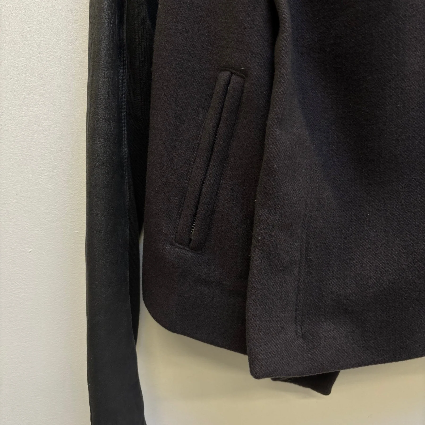 FW07 Rick Owens Funnel Collar Jacket - Image 6