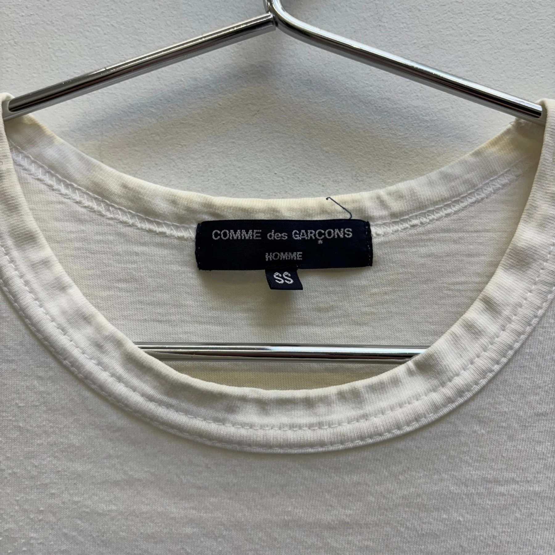 FW08 Comme Des Garçons Homme Athletics Graphic T-Shirt - Image 7
