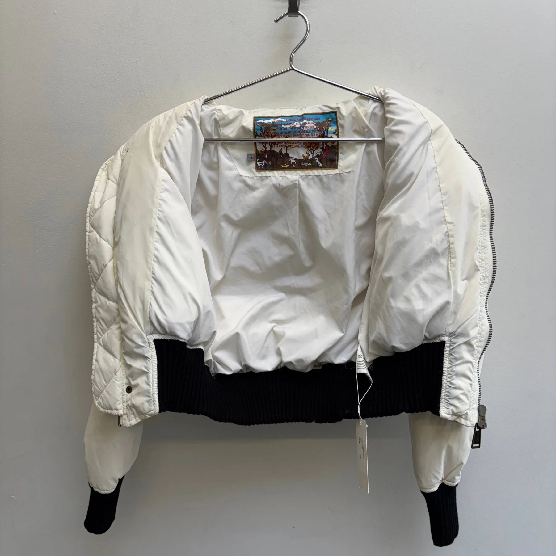 FW08 Dsquared2 Cropped Puffer Jacket - Image 10