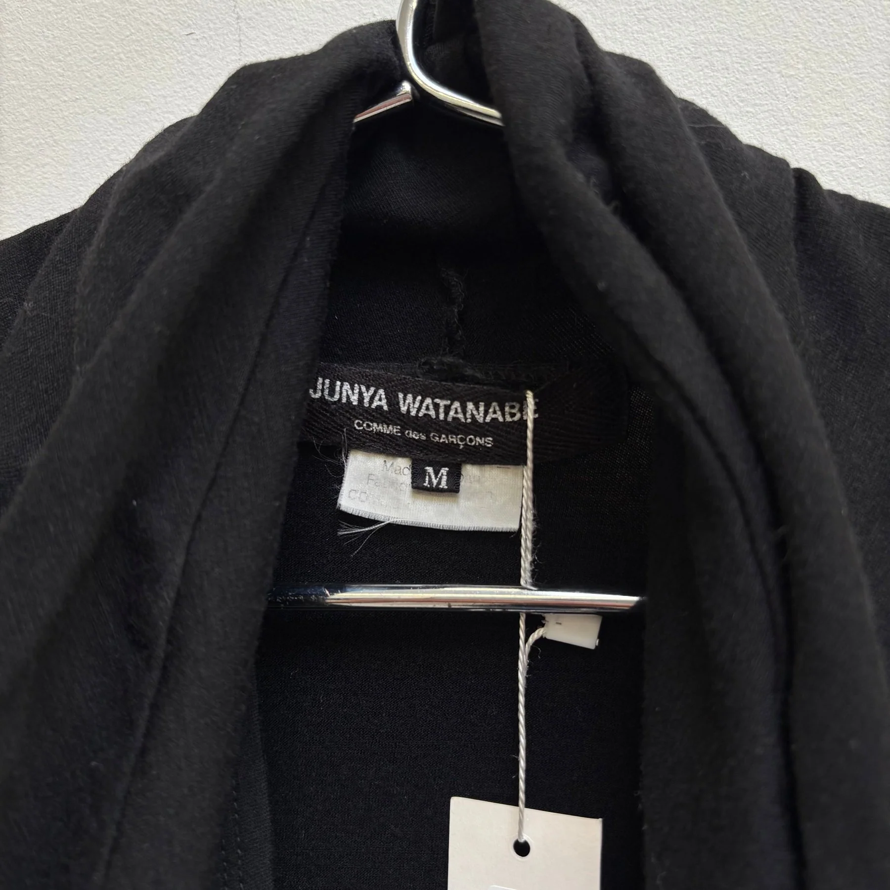 FW09 Junya Watanabe Drape Neck Long Sleeve Shirt - Image 8