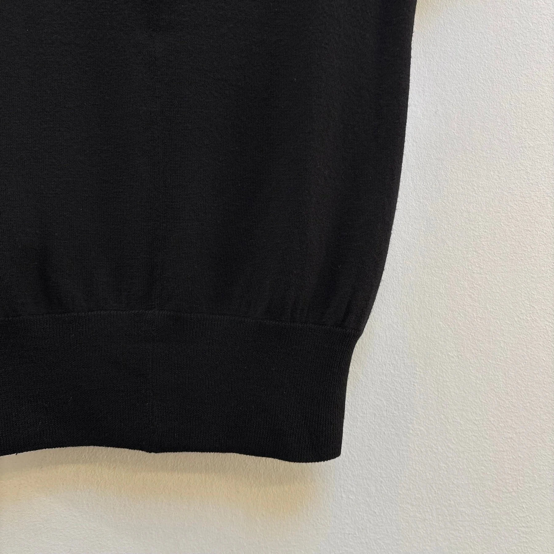 FW10 Prada Deep V Wool T-Shirt - Image 5