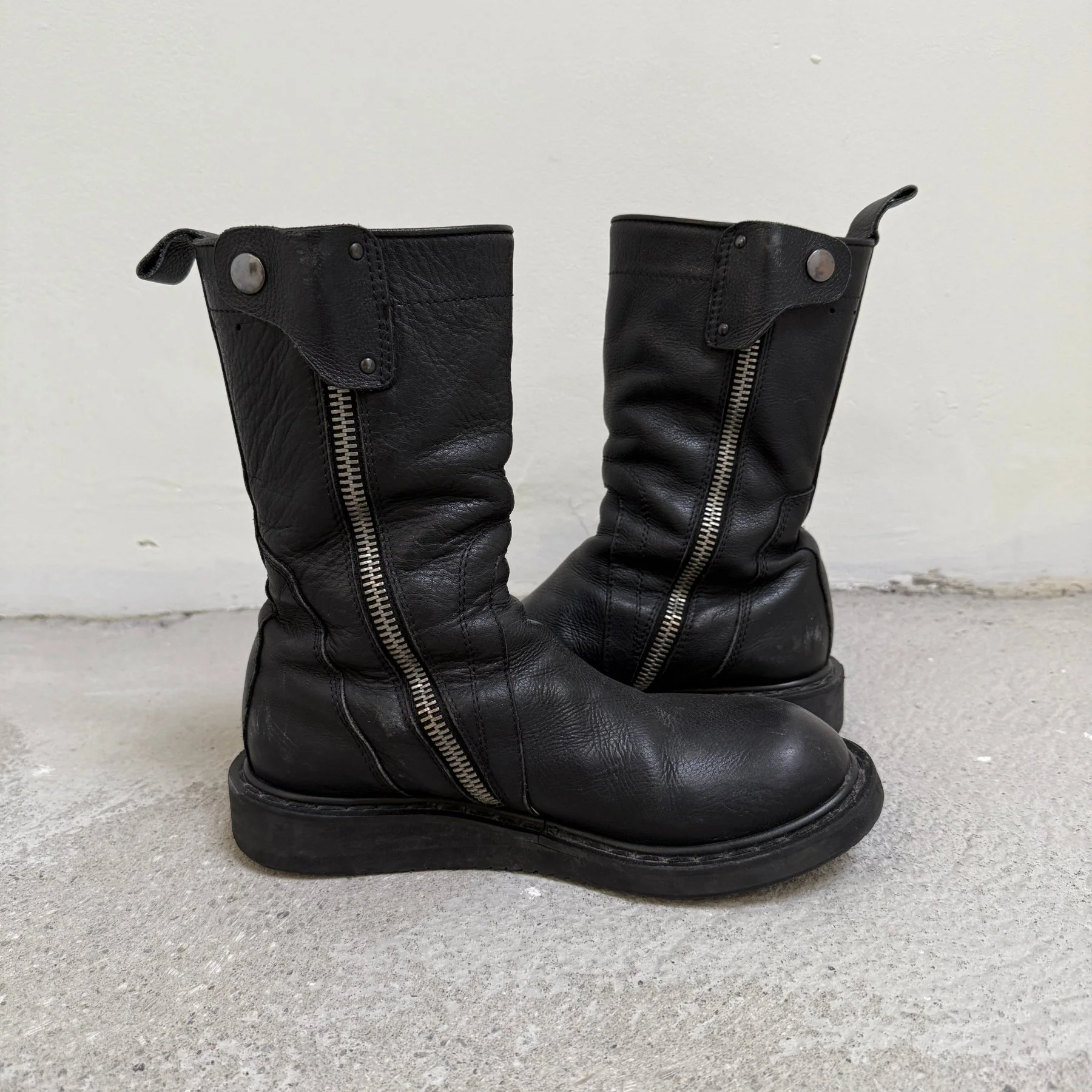 FW10 Rick Owens "GLEAM" Creeper Boots - Image 2