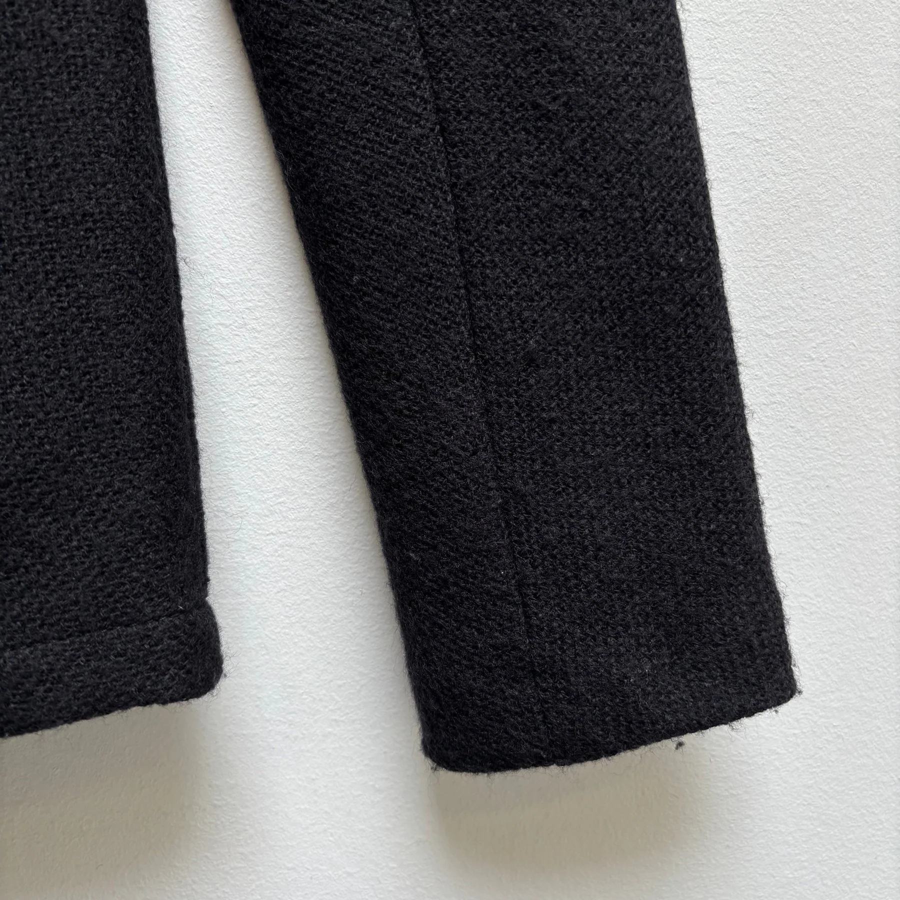 FW11 Haider Ackermann Draped Leather Wool Zip Up Jacket - Image 13