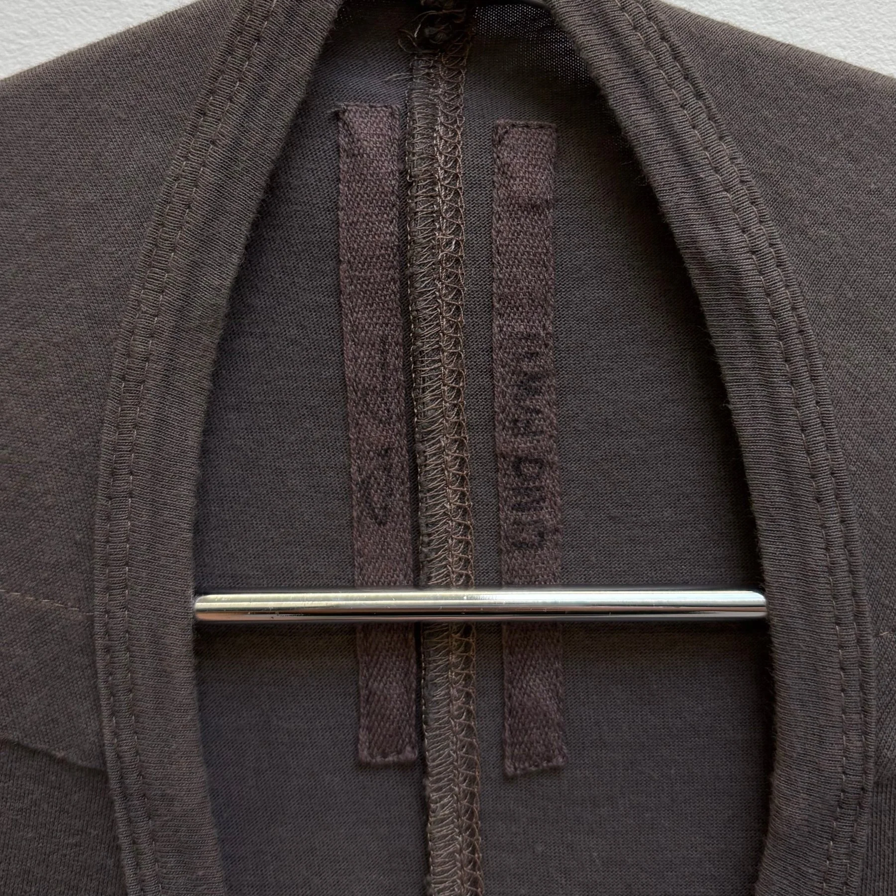 FW11 RICK OWENS “LIMO” LEATHER PATCH DRESS - Image 15