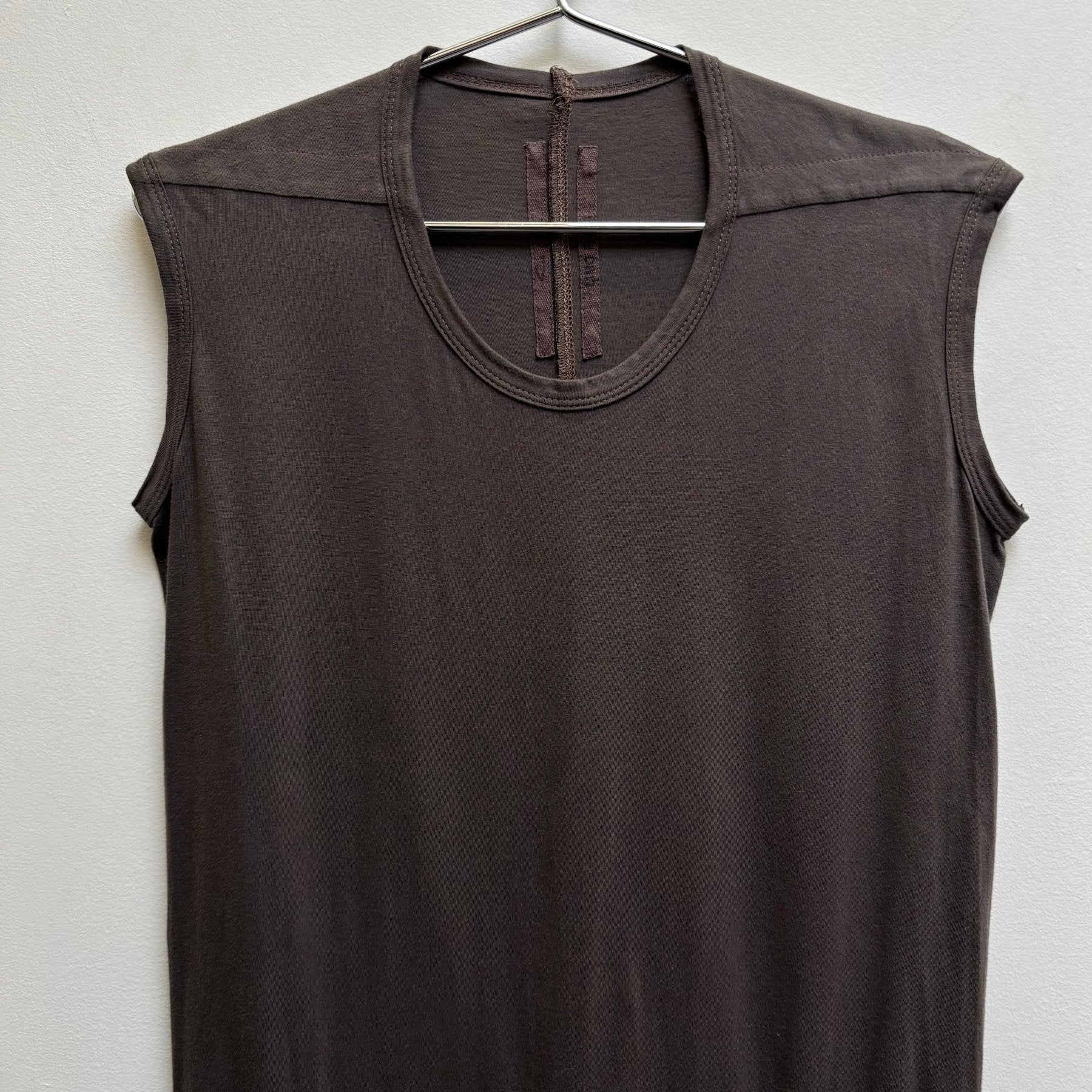 FW11 RICK OWENS “LIMO” LEATHER PATCH DRESS - Image 3