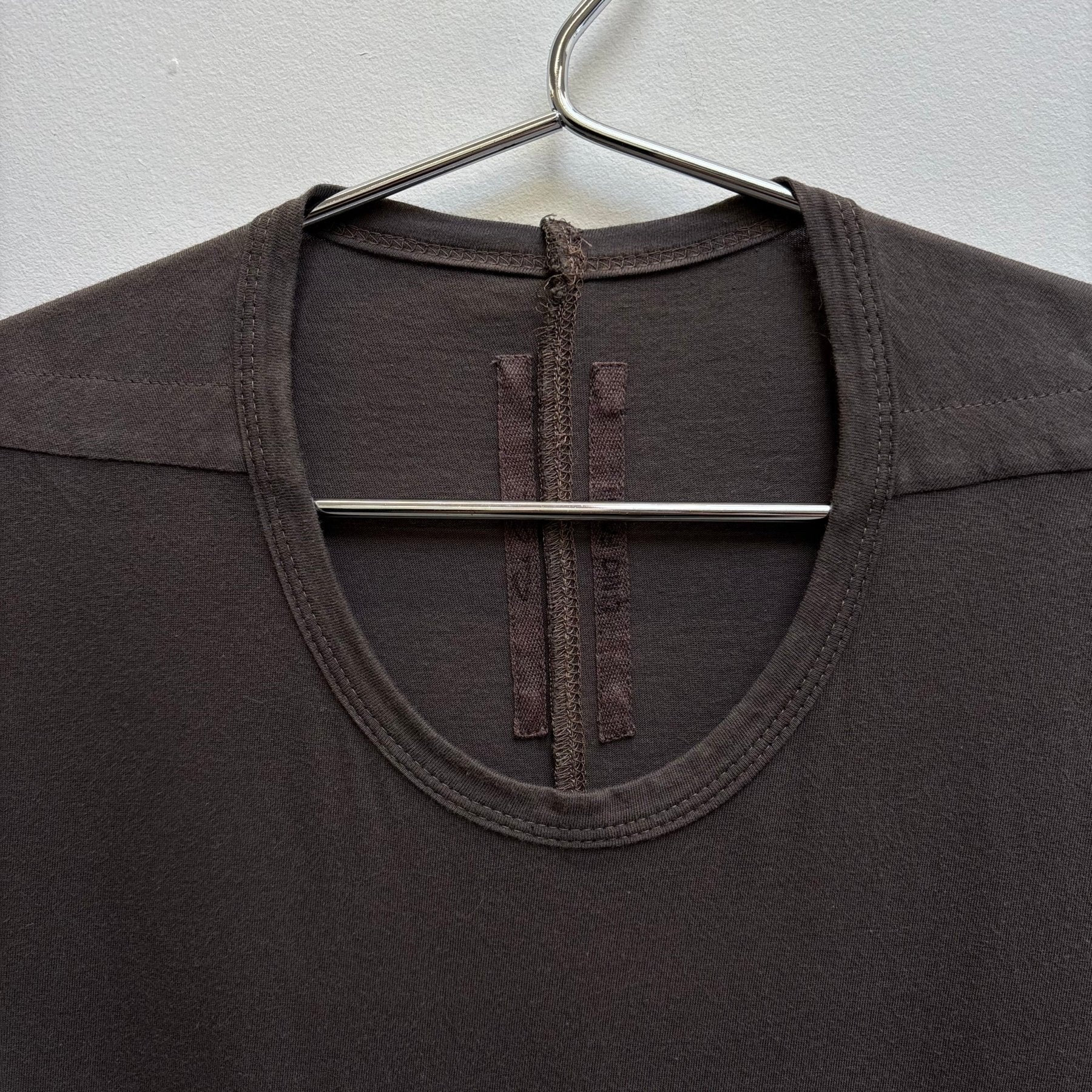 FW11 RICK OWENS “LIMO” LEATHER PATCH DRESS - Image 6