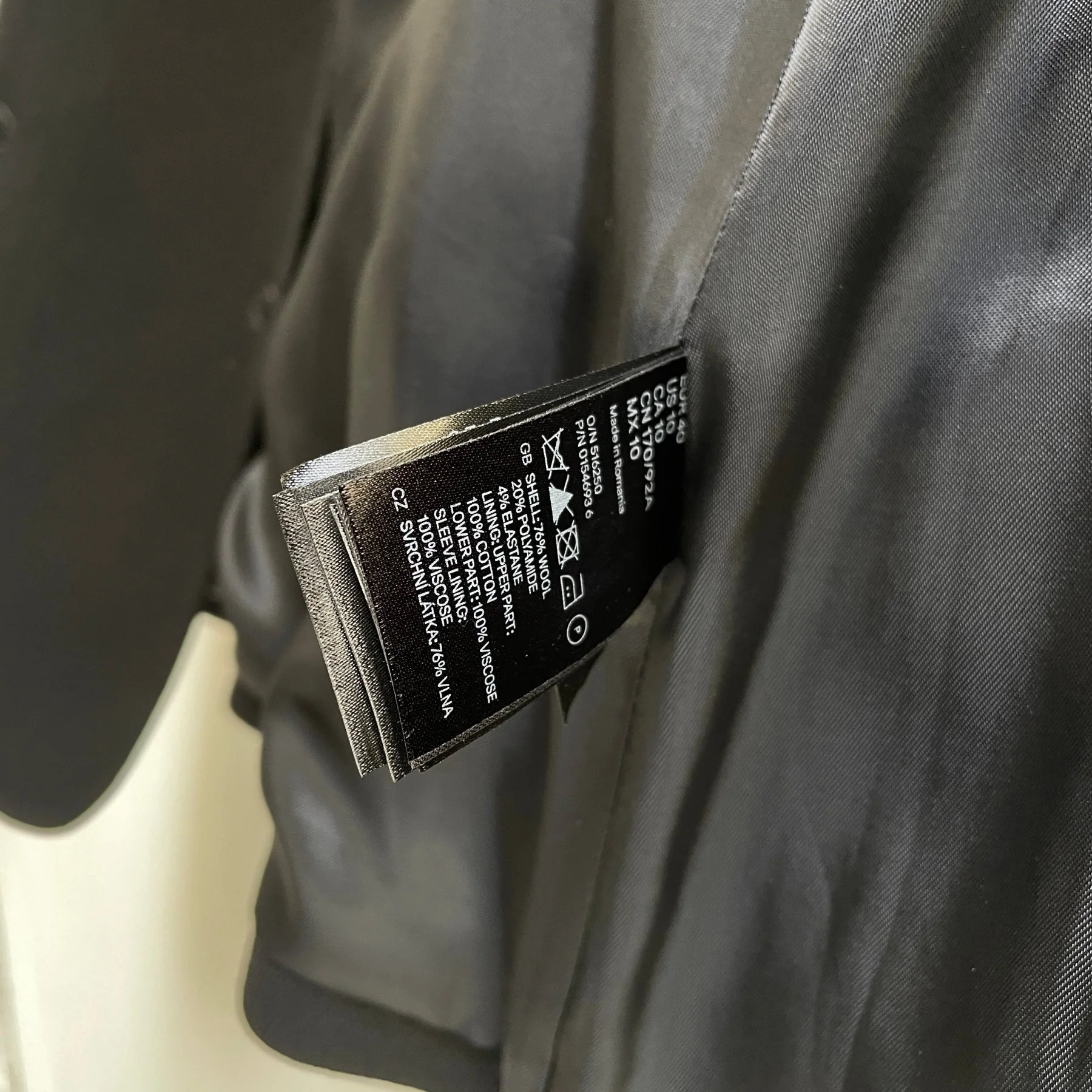 FW12 Maison Margiela X H&M Cigarette Double Breasted Blazer - Image 12