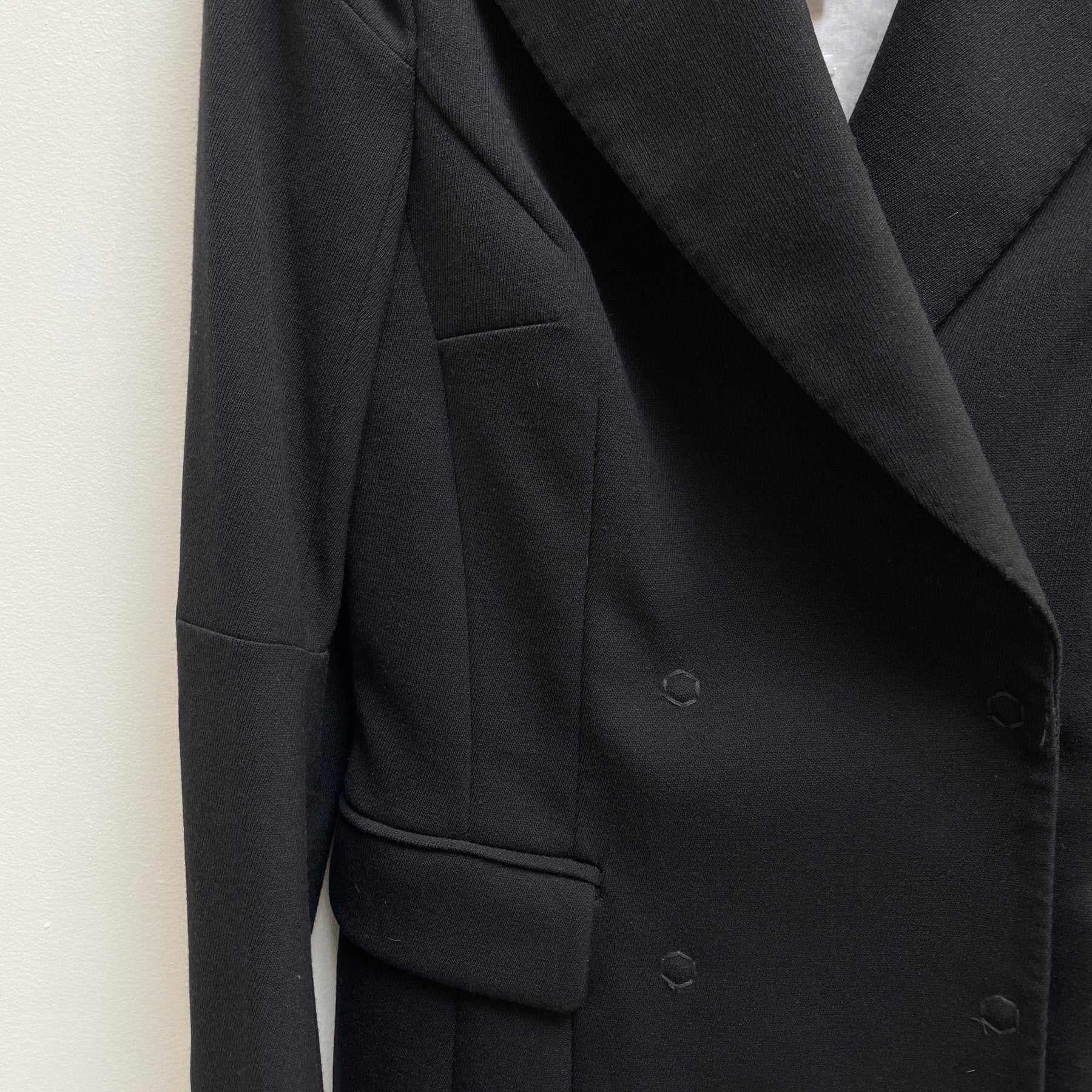 FW12 Maison Margiela X H&M Cigarette Double Breasted Blazer - Image 5