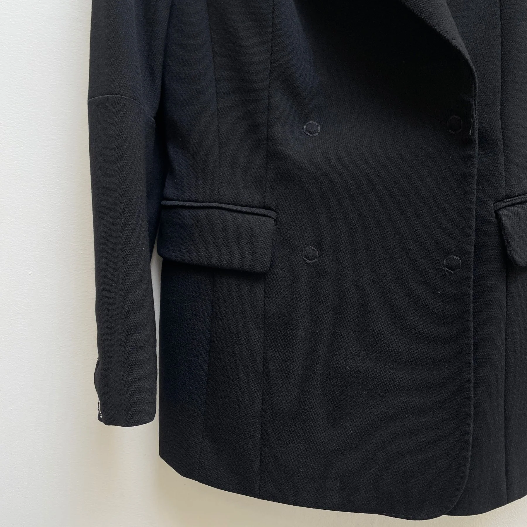 FW12 Maison Margiela X H&M Cigarette Double Breasted Blazer - Image 6