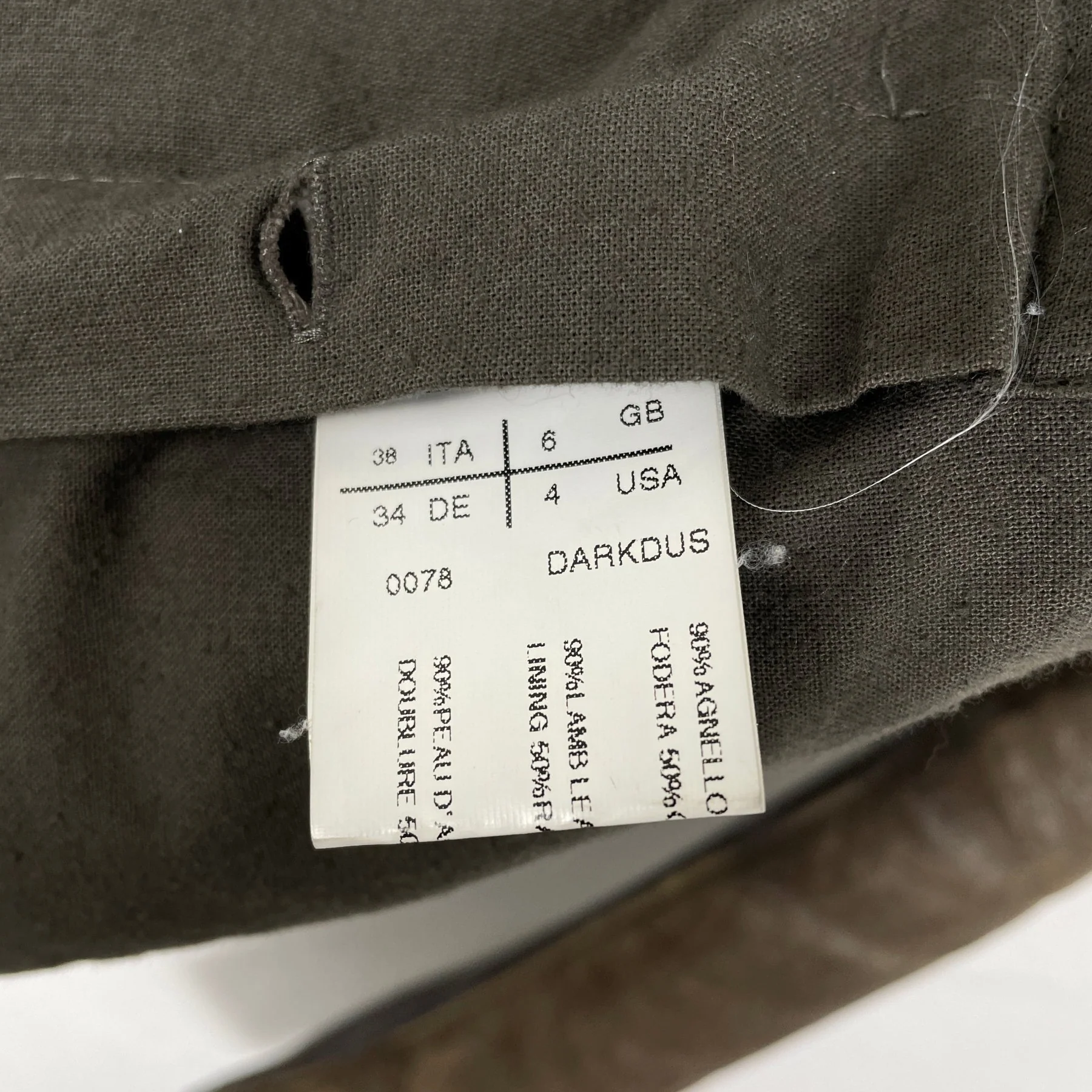 FW13 Rick Owens "Plinth" Biker Leather Jacket - Image 8