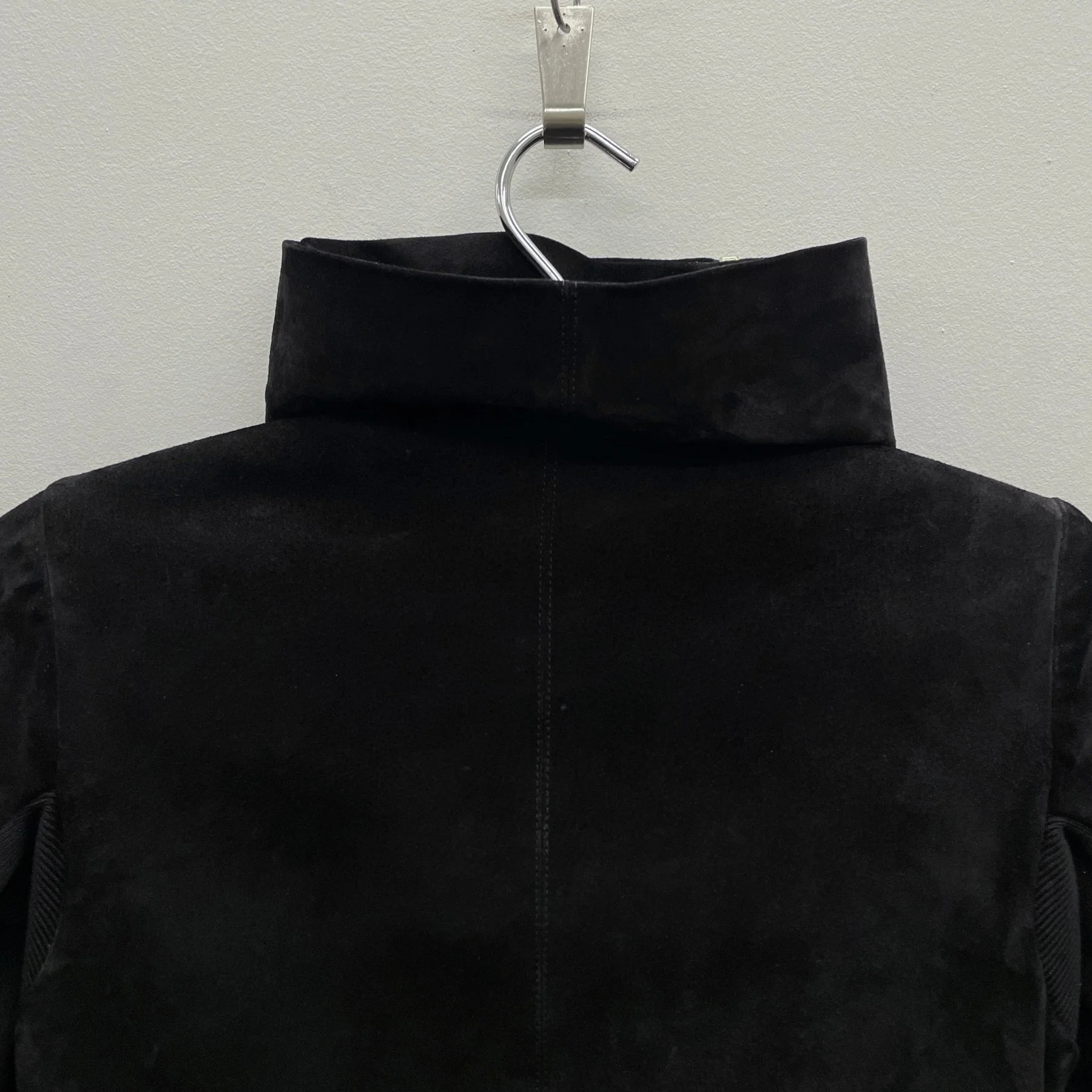 FW13 Rick Owens "Plinth" Suede Motorcycle Jacket - Image 8