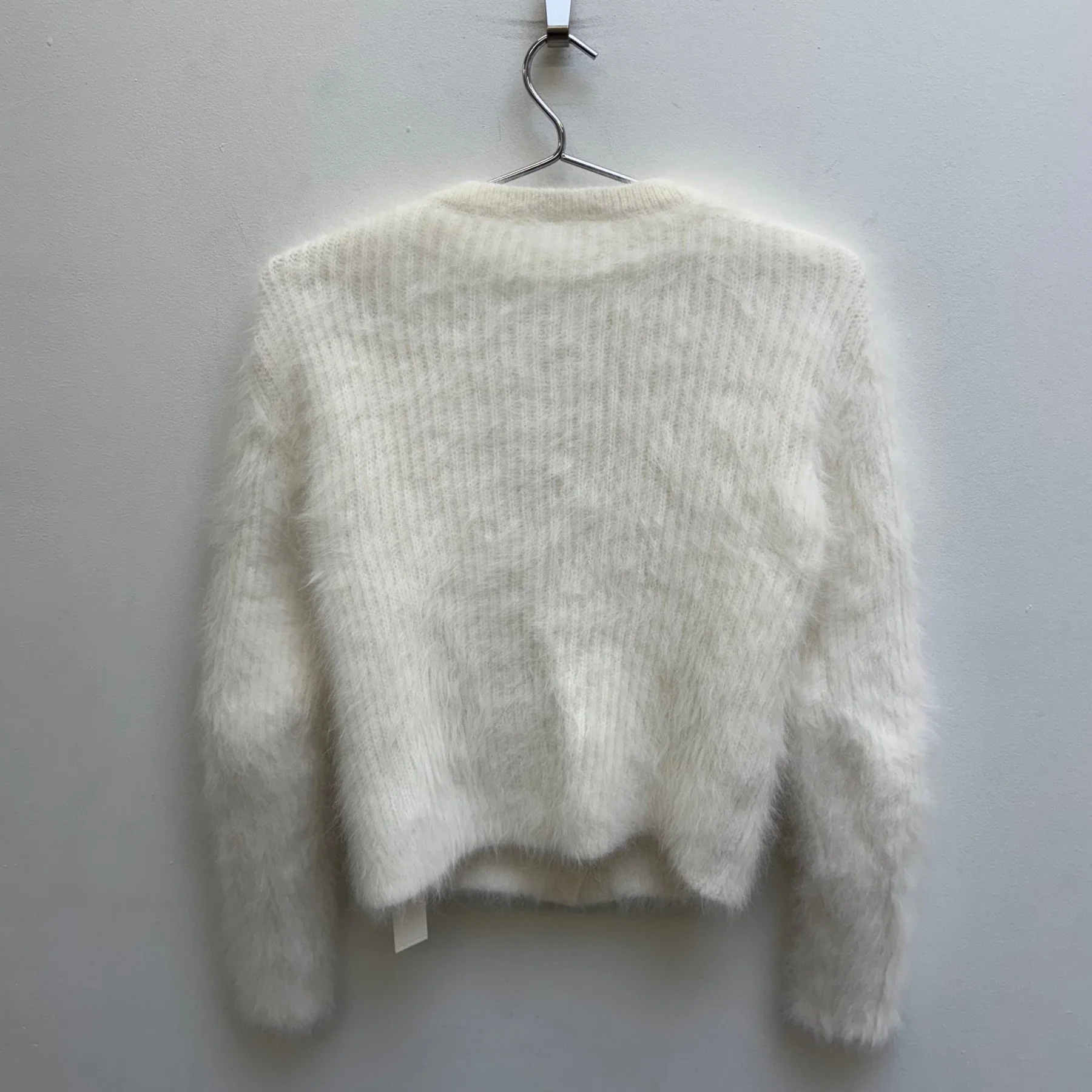 FW15 Balenciaga Angora Button Up Cardigan - Image 2