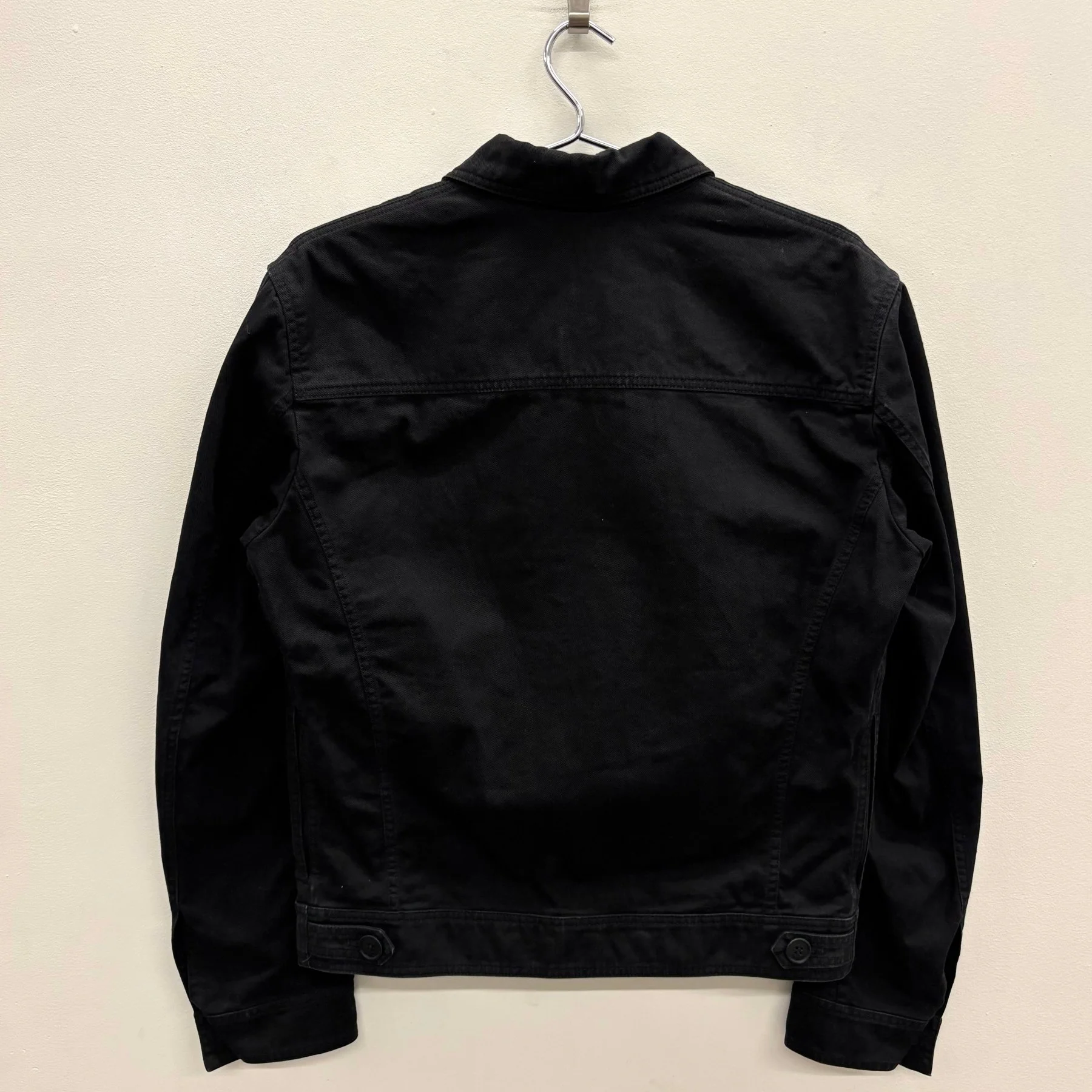 FW15 Saint Laurent Paris By Hedi Slimane Black Twill Utility Jacket - Image 2