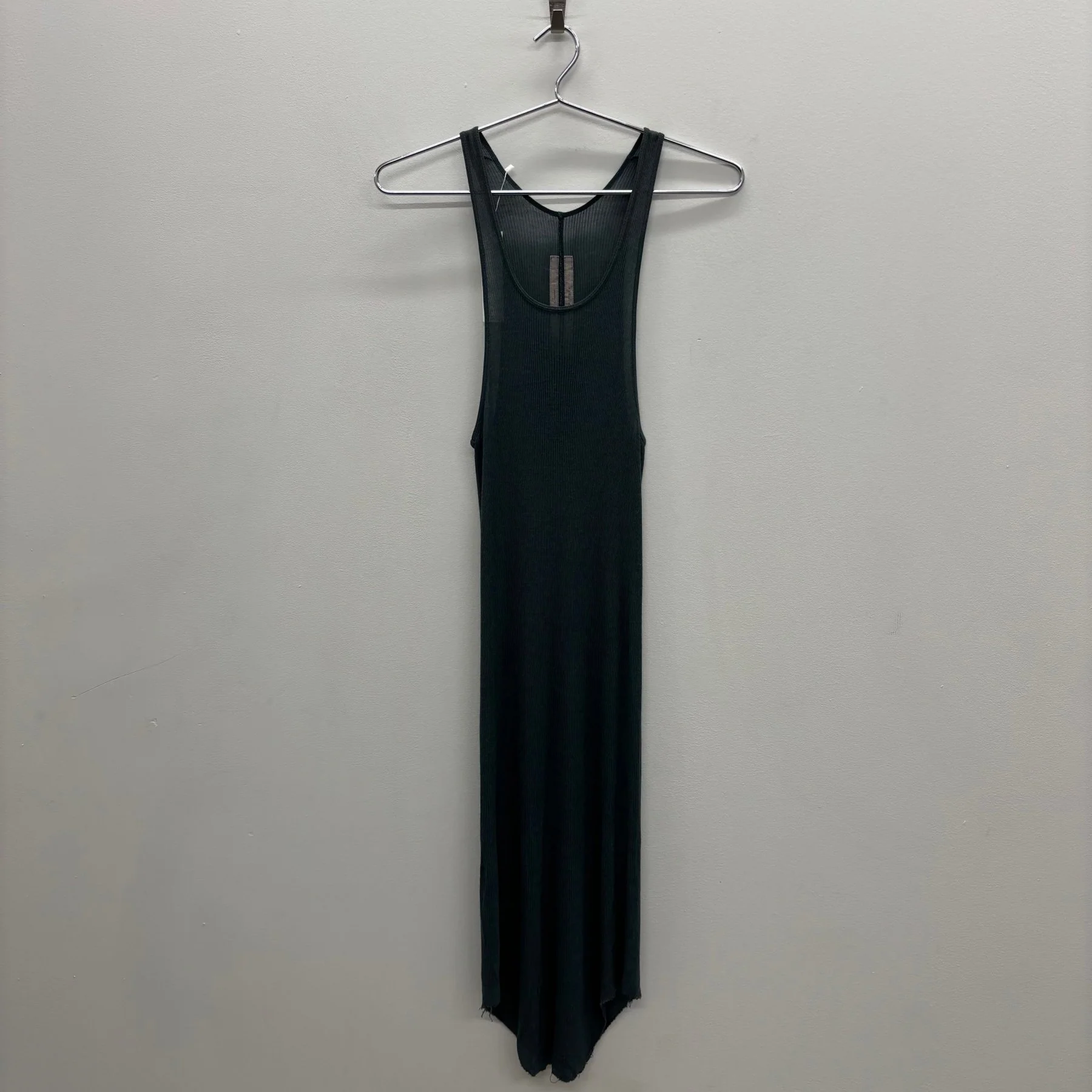 FW16 Rick Owens Mastodon Long Ribbed Tank Top