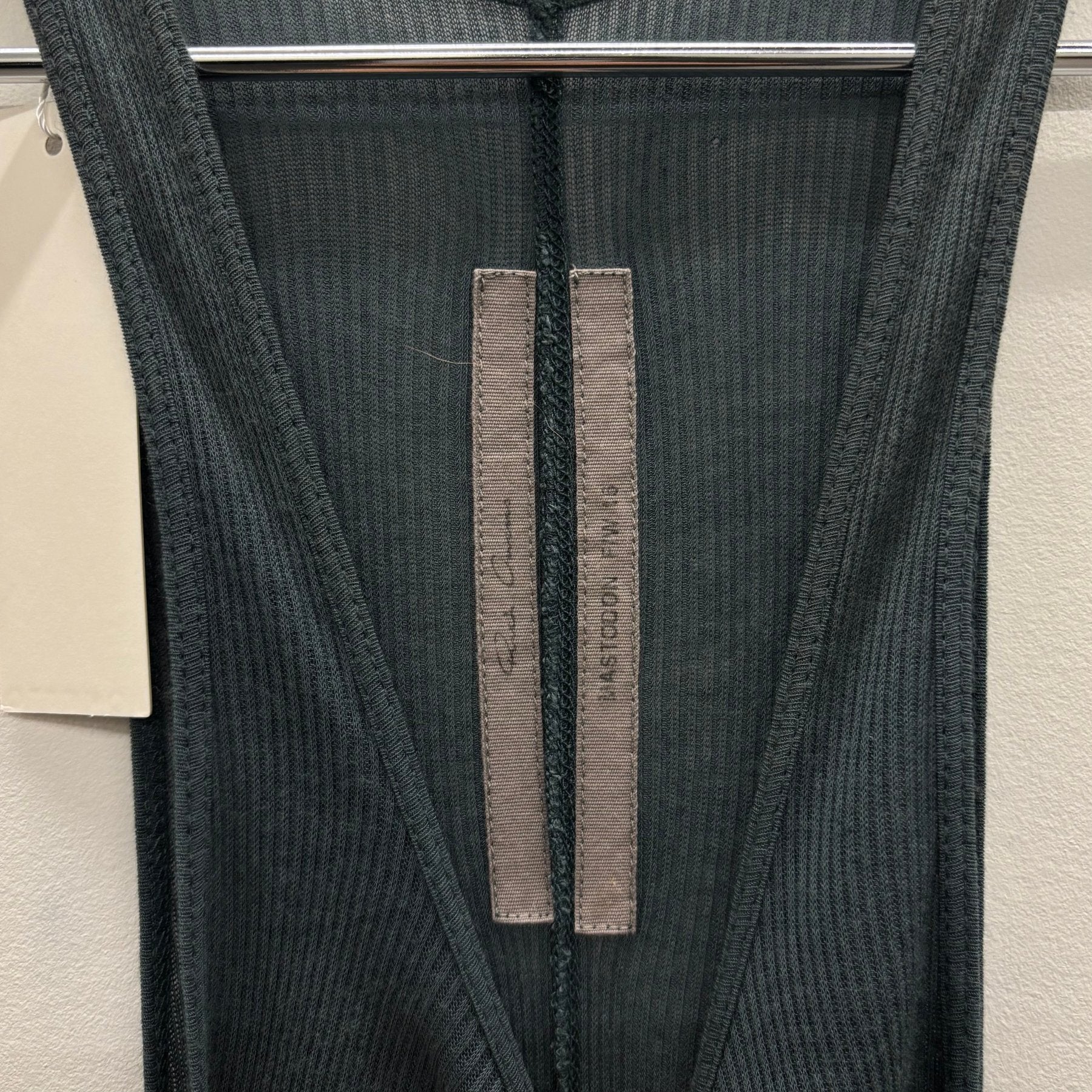 FW16 Rick Owens Mastodon Long Ribbed Tank Top - Image 12