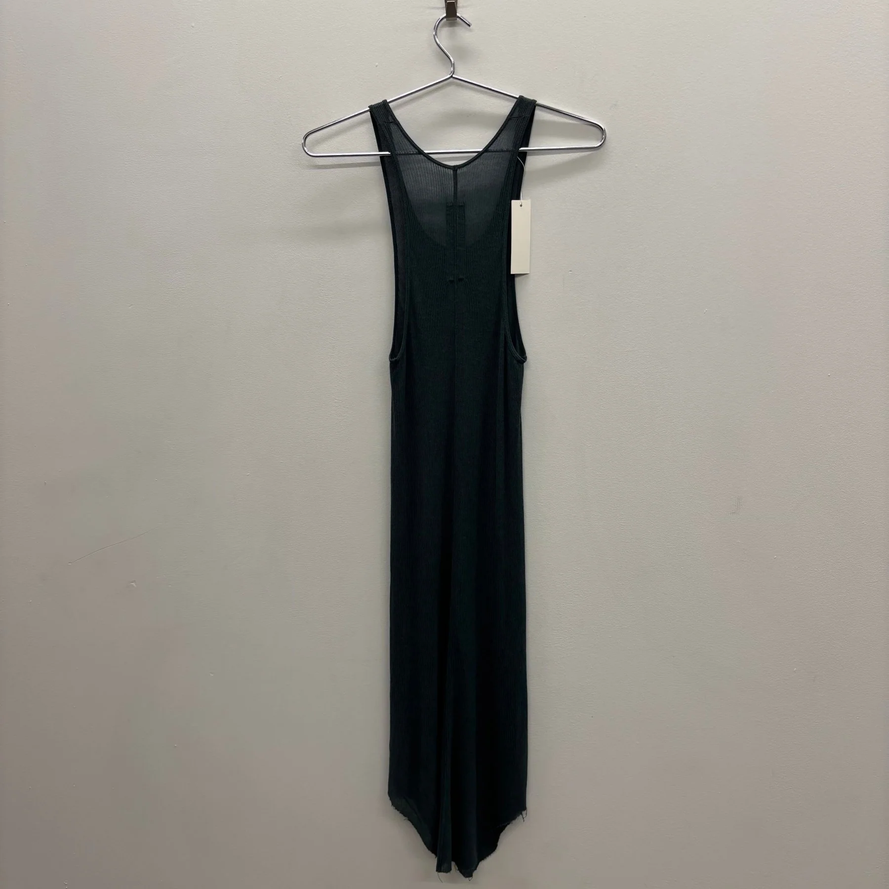 FW16 Rick Owens Mastodon Long Ribbed Tank Top - Image 2