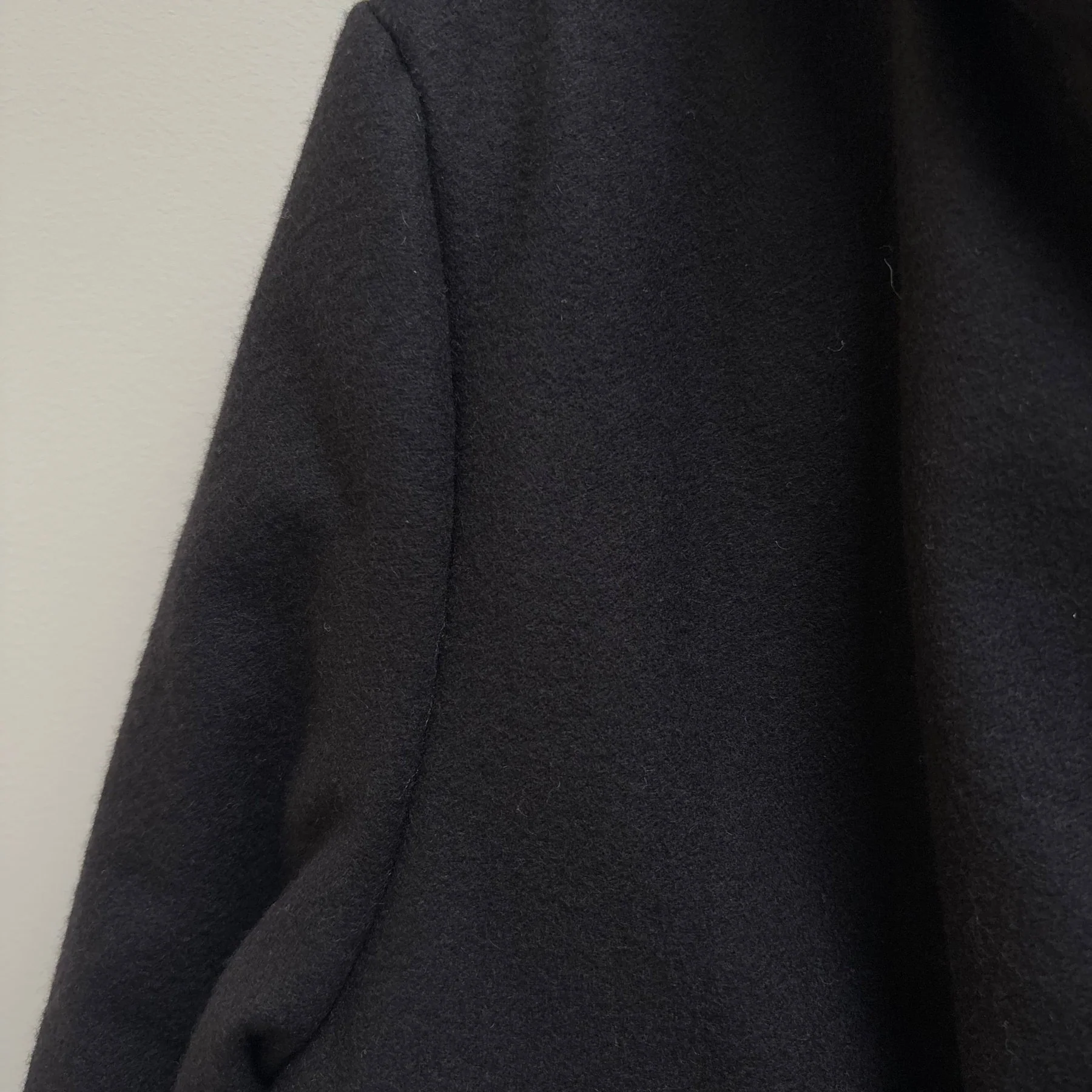 FW18 Ann Demeulemeester Wool Hooded Layered Jacket - Image 12