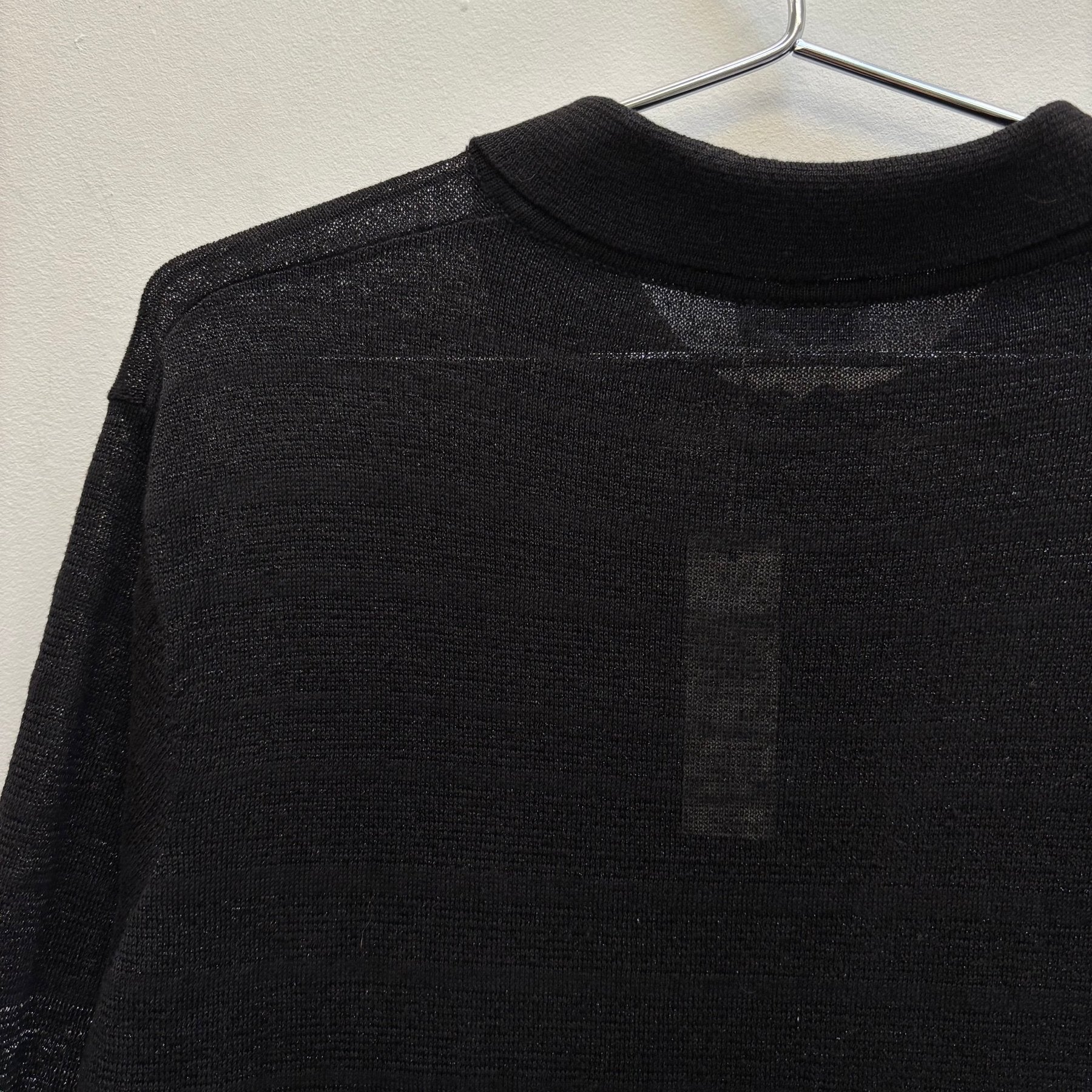 FW18 Saint Laurent Paris Striped Knit Polo - Image 7