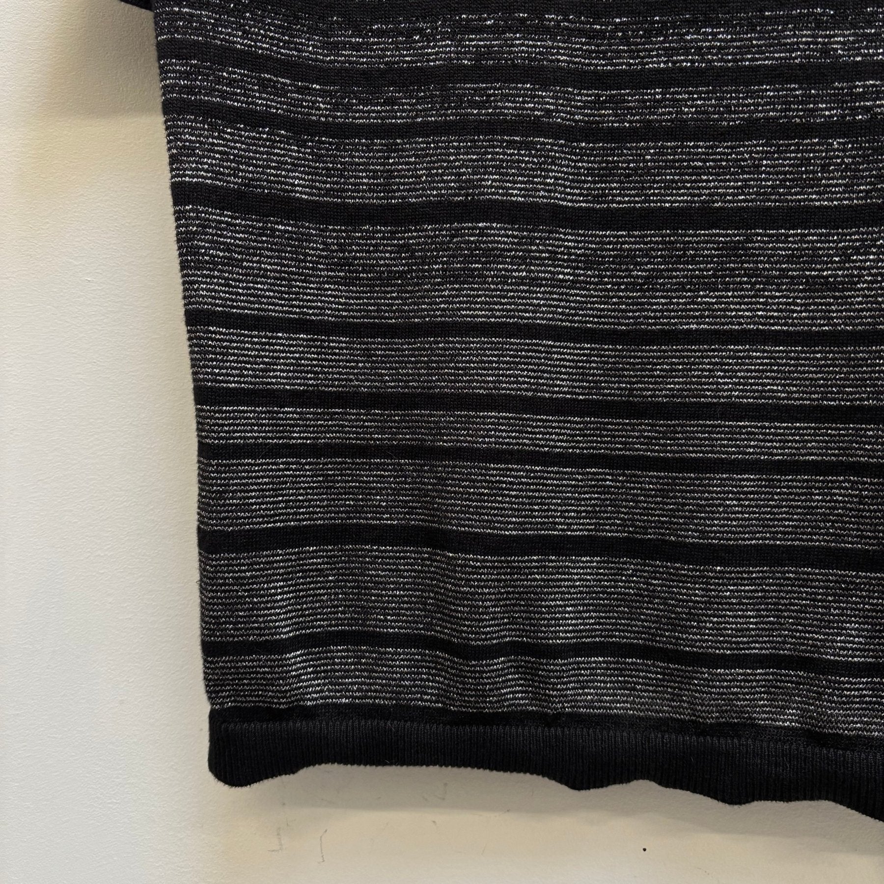 FW18 Saint Laurent Paris Striped Knit Polo - Image 9