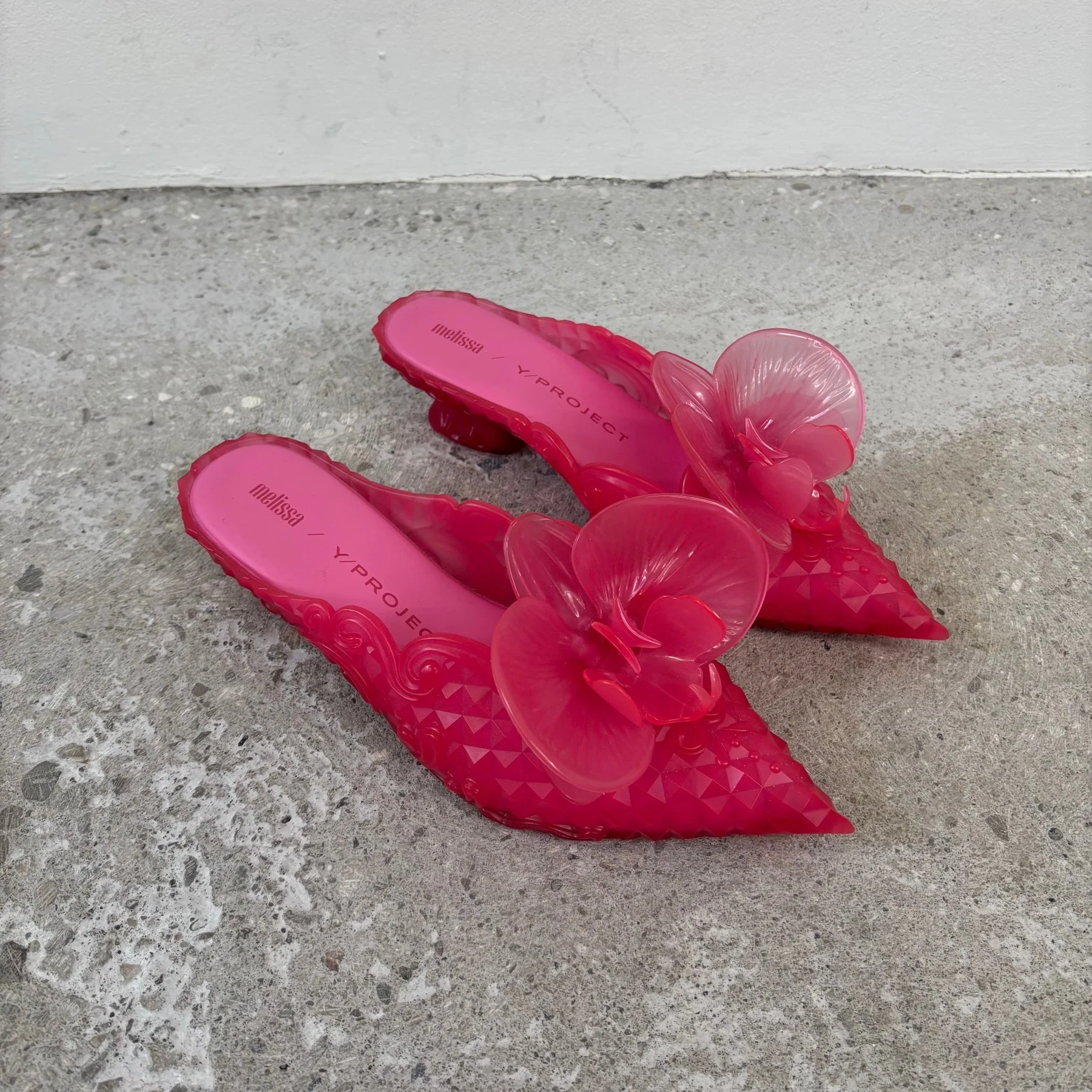 FW21 Melissa X Y/Project Orchid Pointed Mule (Pink)