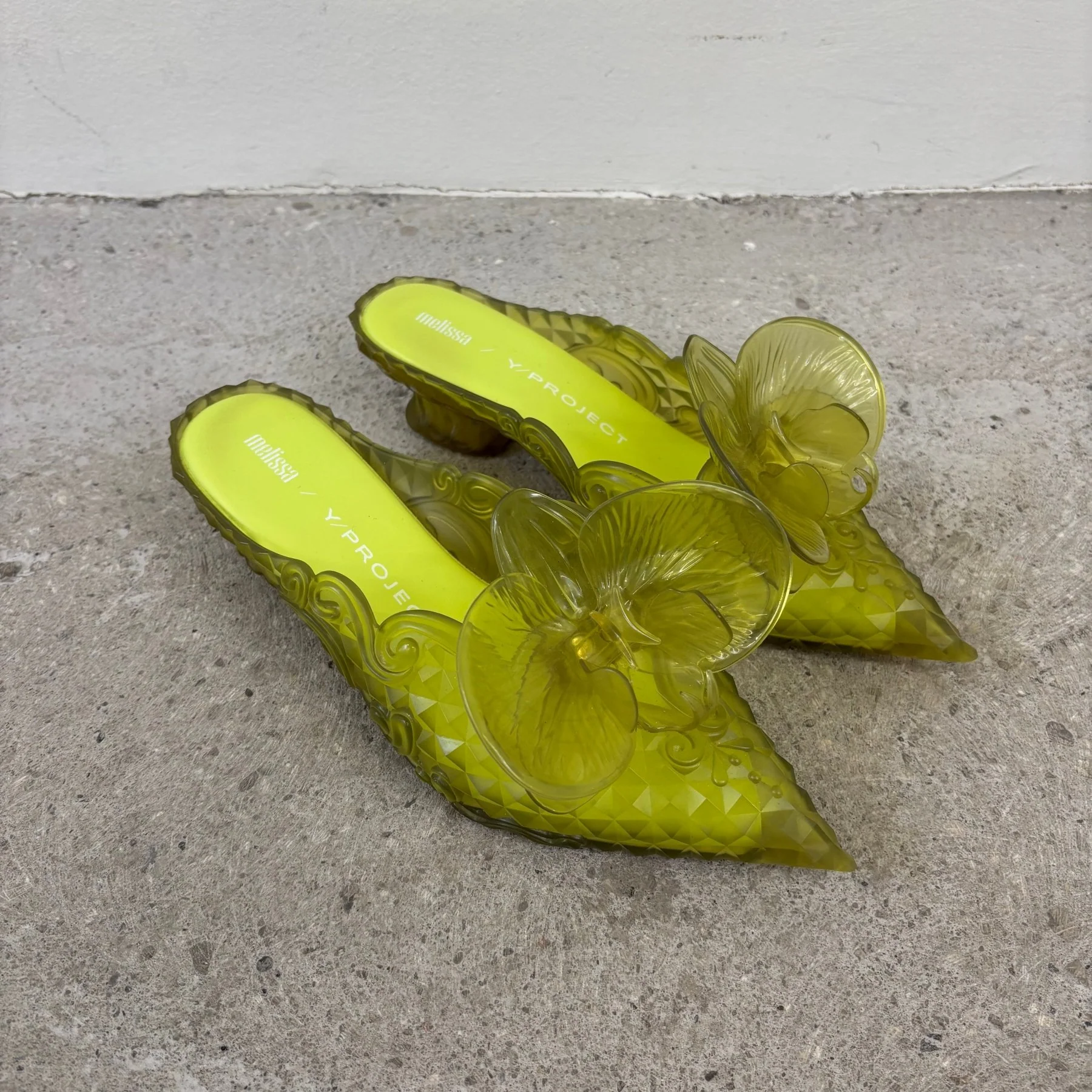 FW21 Melissa X YProject Orchid Point Mule (Green)
