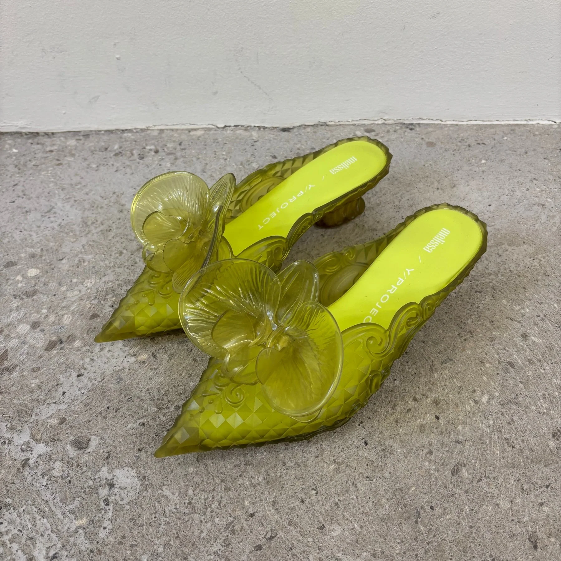 FW21 Melissa X YProject Orchid Point Mule (Green) - Image 2