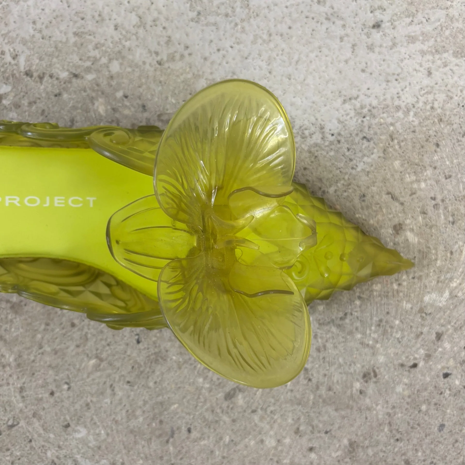 FW21 Melissa X YProject Orchid Point Mule (Green) - Image 5