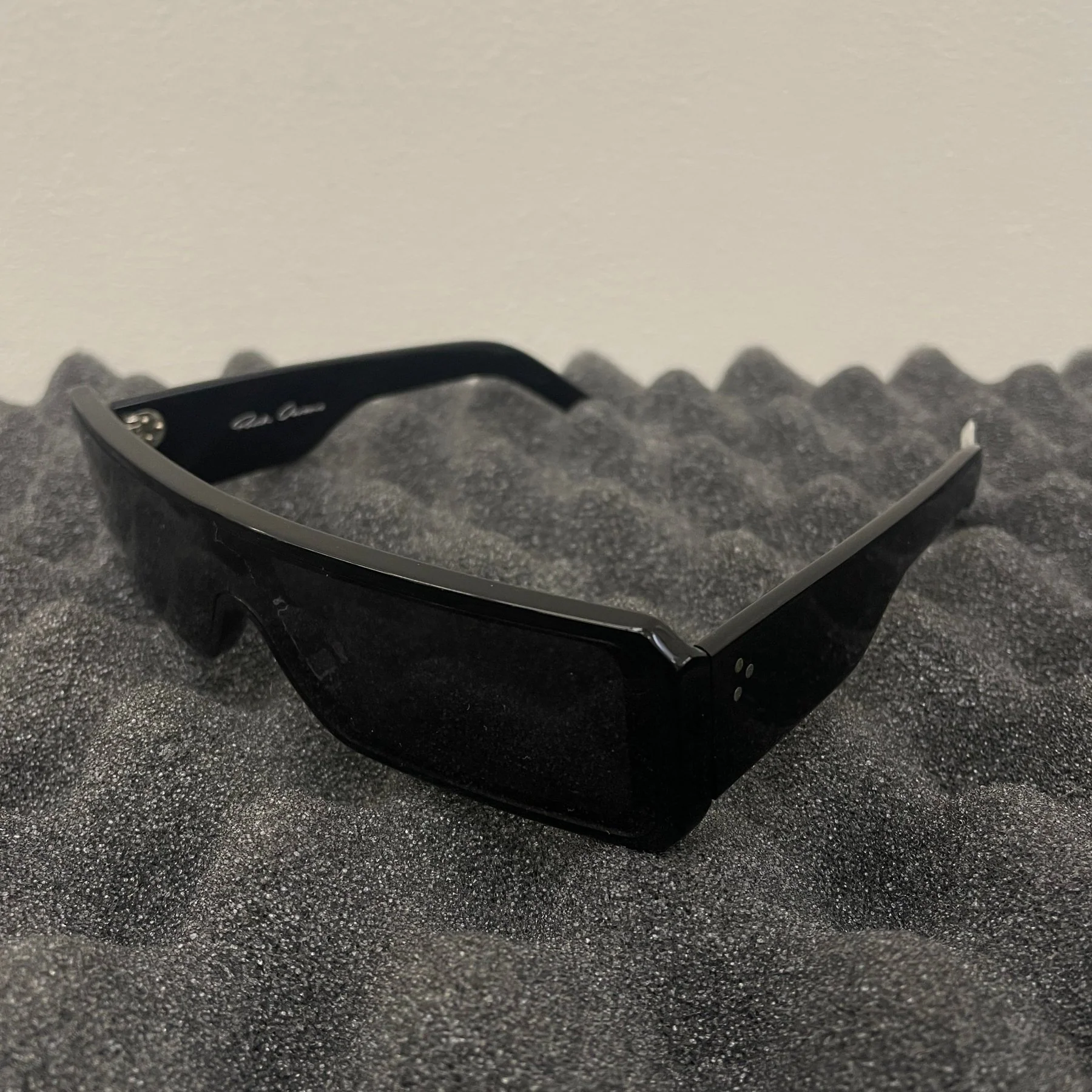 FW21 RICK OWENS “GETH” SQUARED SUNGLASSES - Image 3