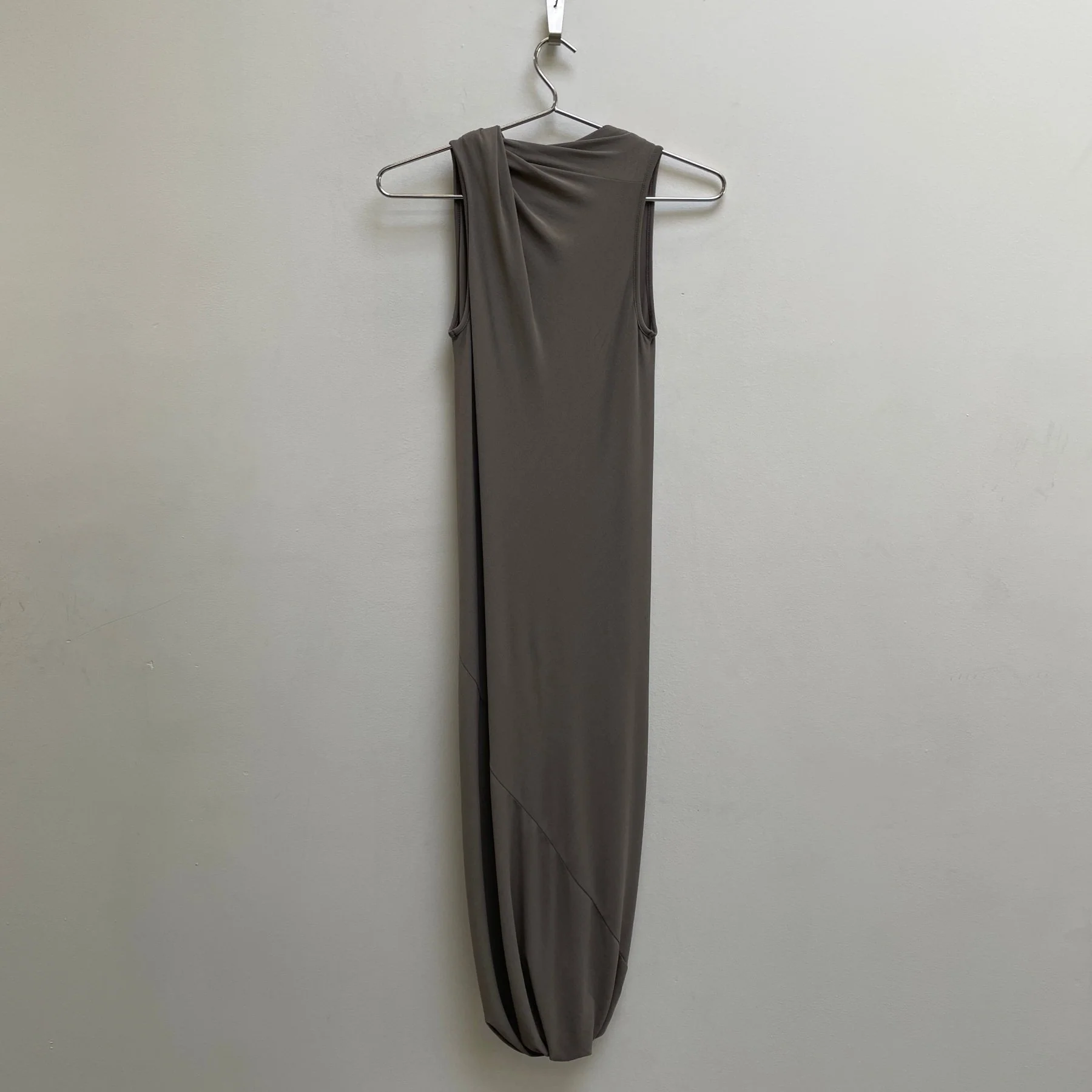 FW21 Rick Owens Lillies Sleeveless Cowl Neck Maxi Dress - Image 2