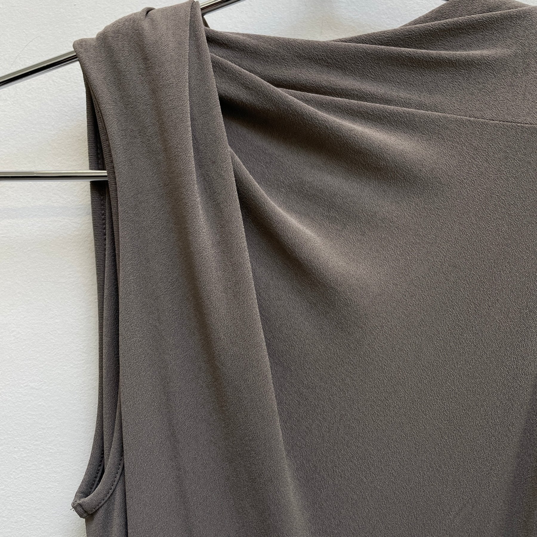 FW21 Rick Owens Lillies Sleeveless Cowl Neck Maxi Dress - Image 4