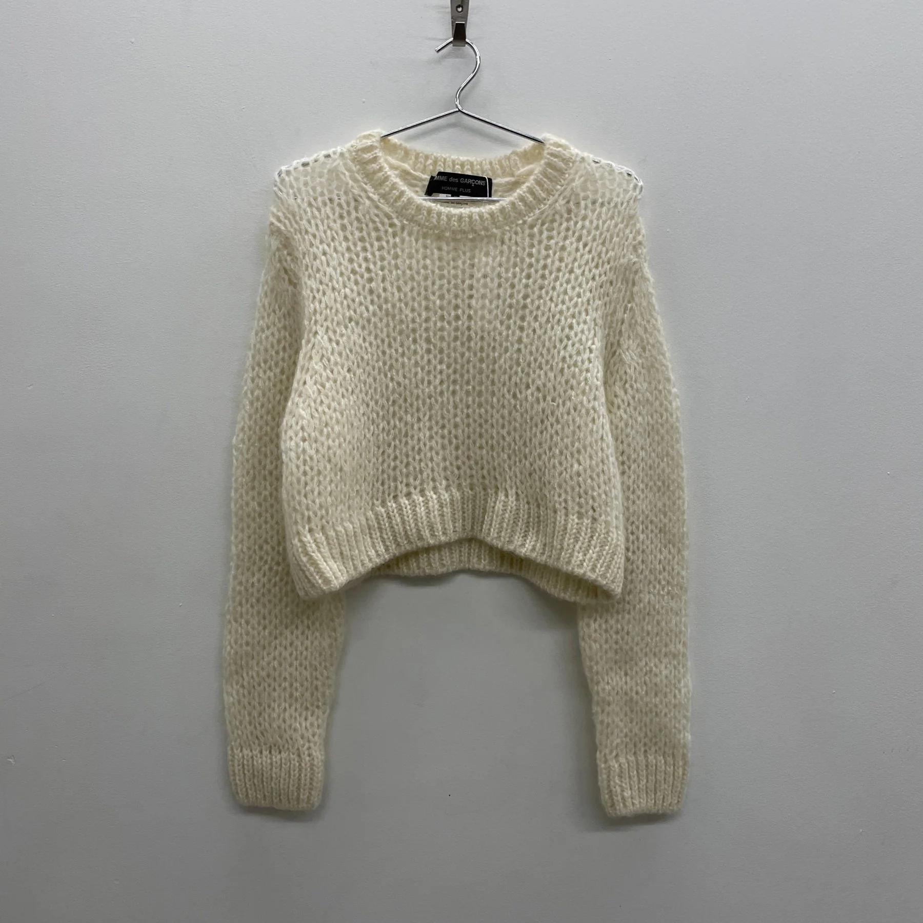 FW24 Comme Des Garçons Homme Plus Loose Knit Mohair Sweater