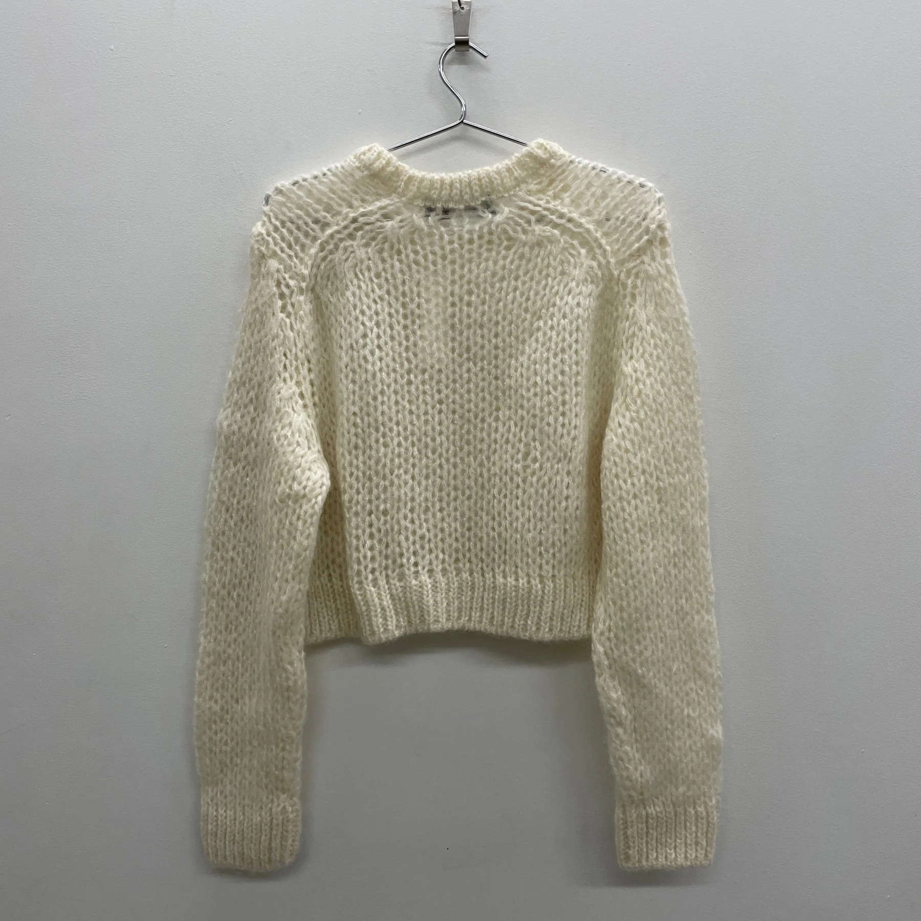 FW24 Comme Des Garçons Homme Plus Loose Knit Mohair Sweater - Image 2