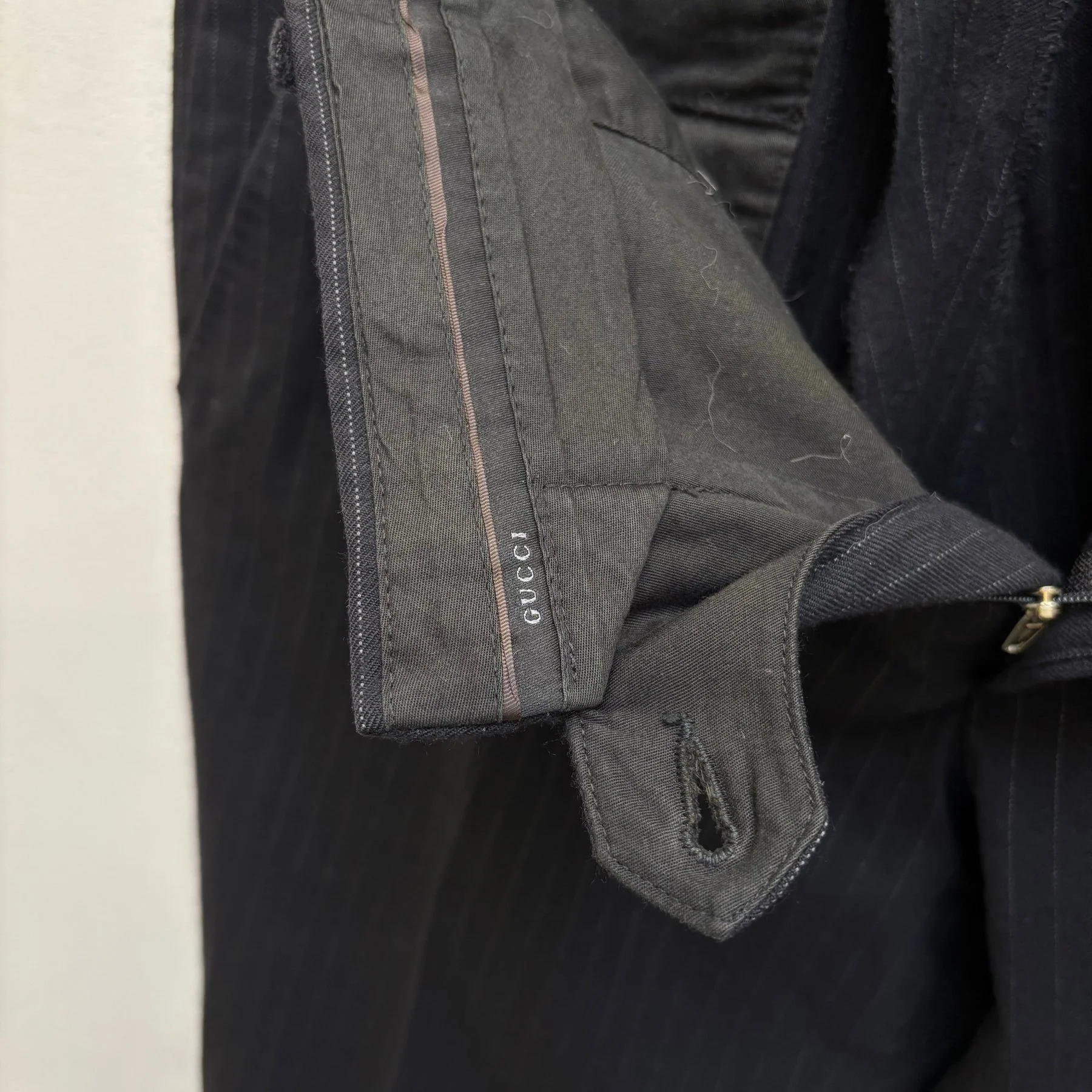 FW97 Gucci by Tom Ford Striped Suit Set - Image 24