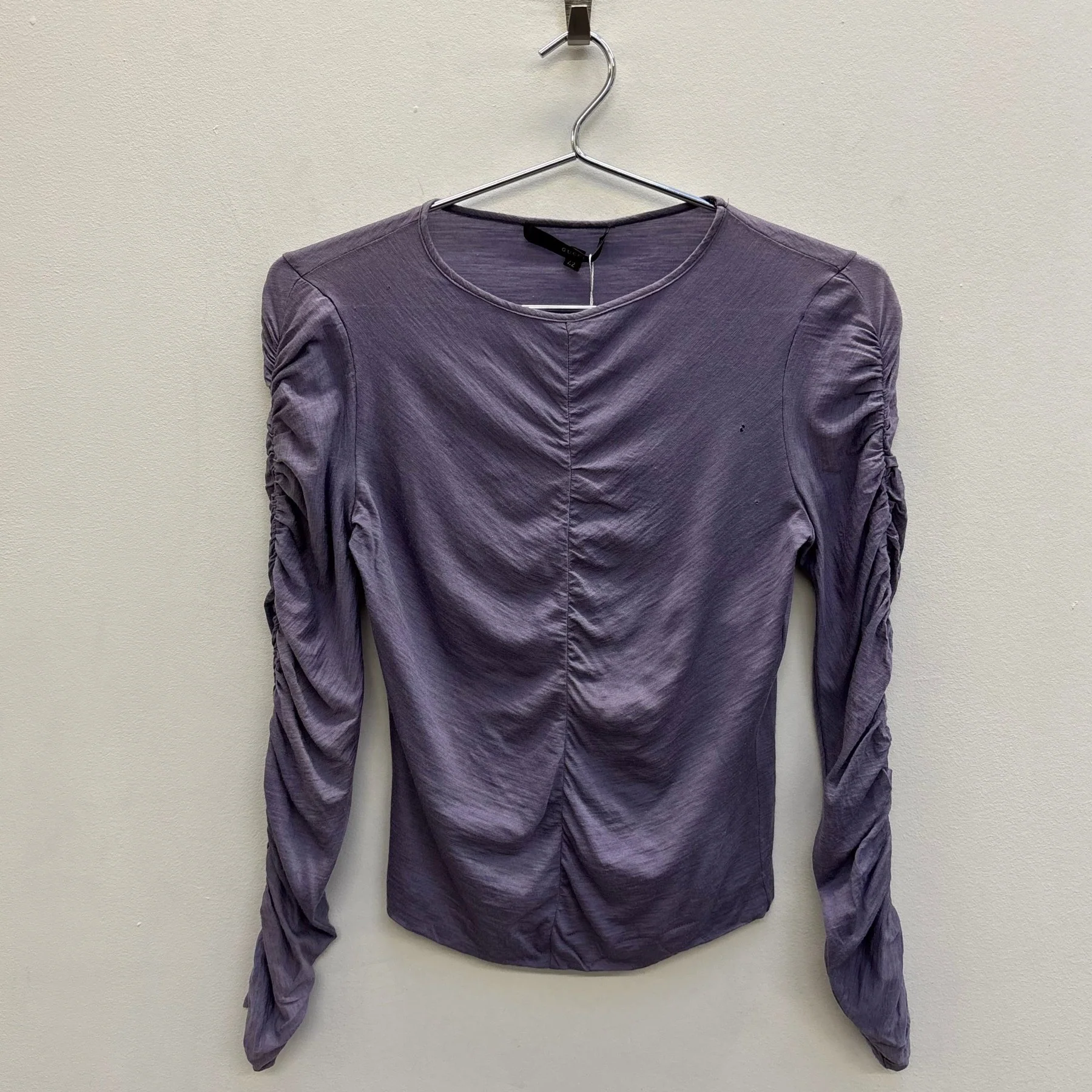 FW99 Gucci By Tom Ford Ruched Long Sleeve Top