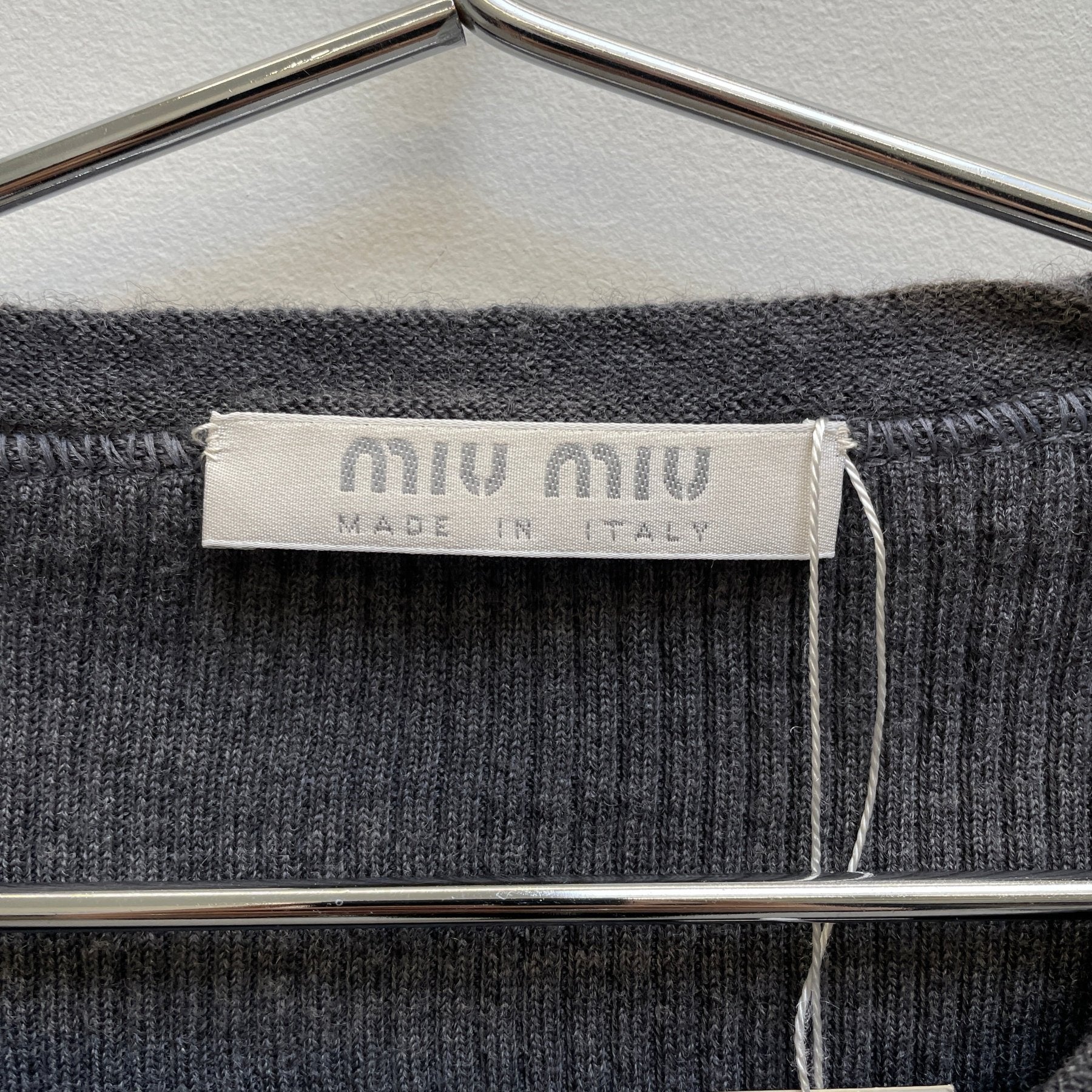 FW99 Miu Miu Rib Knit Sweater - Image 9