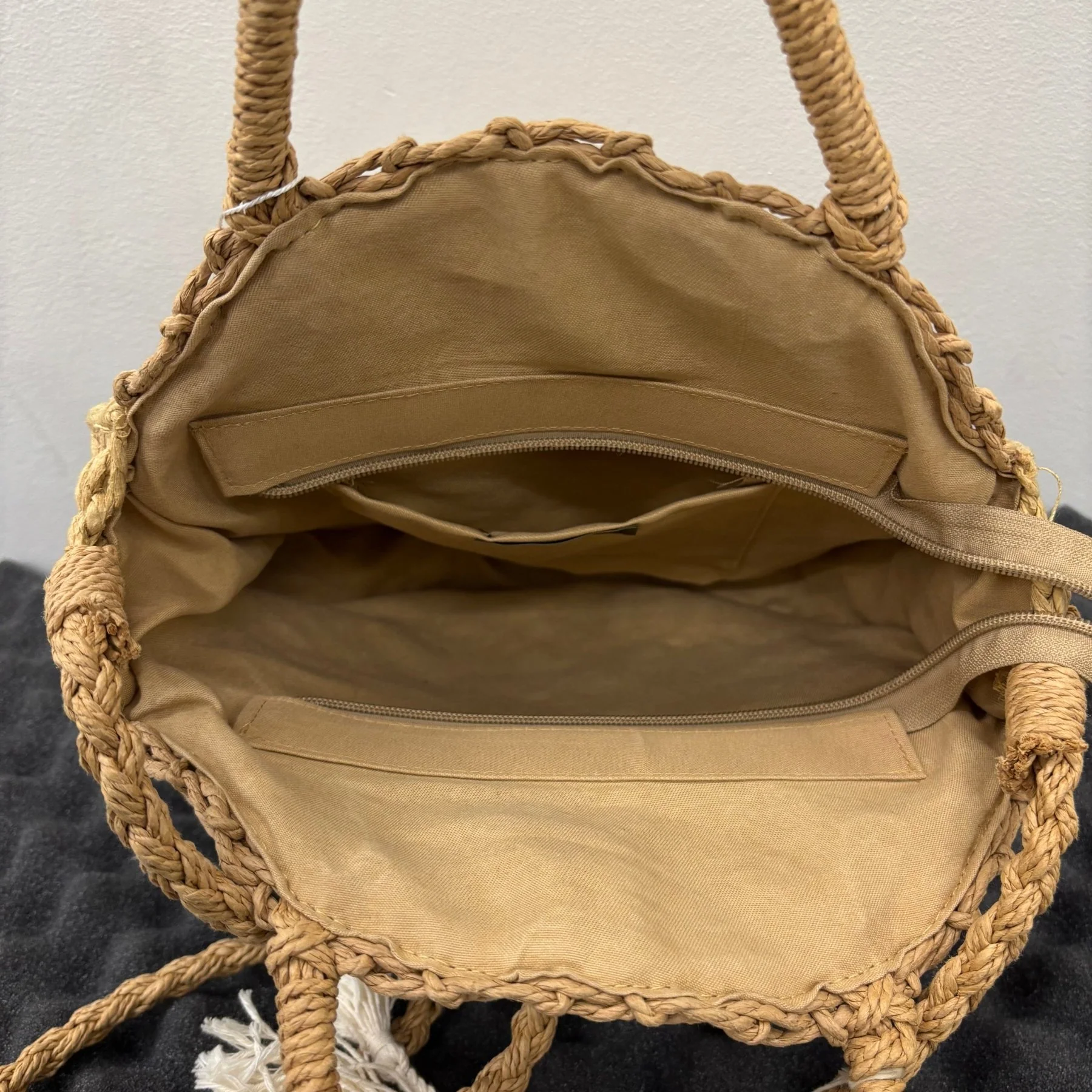 G.O.A. Handwoven Round Crossbody Boho Bag - Image 11