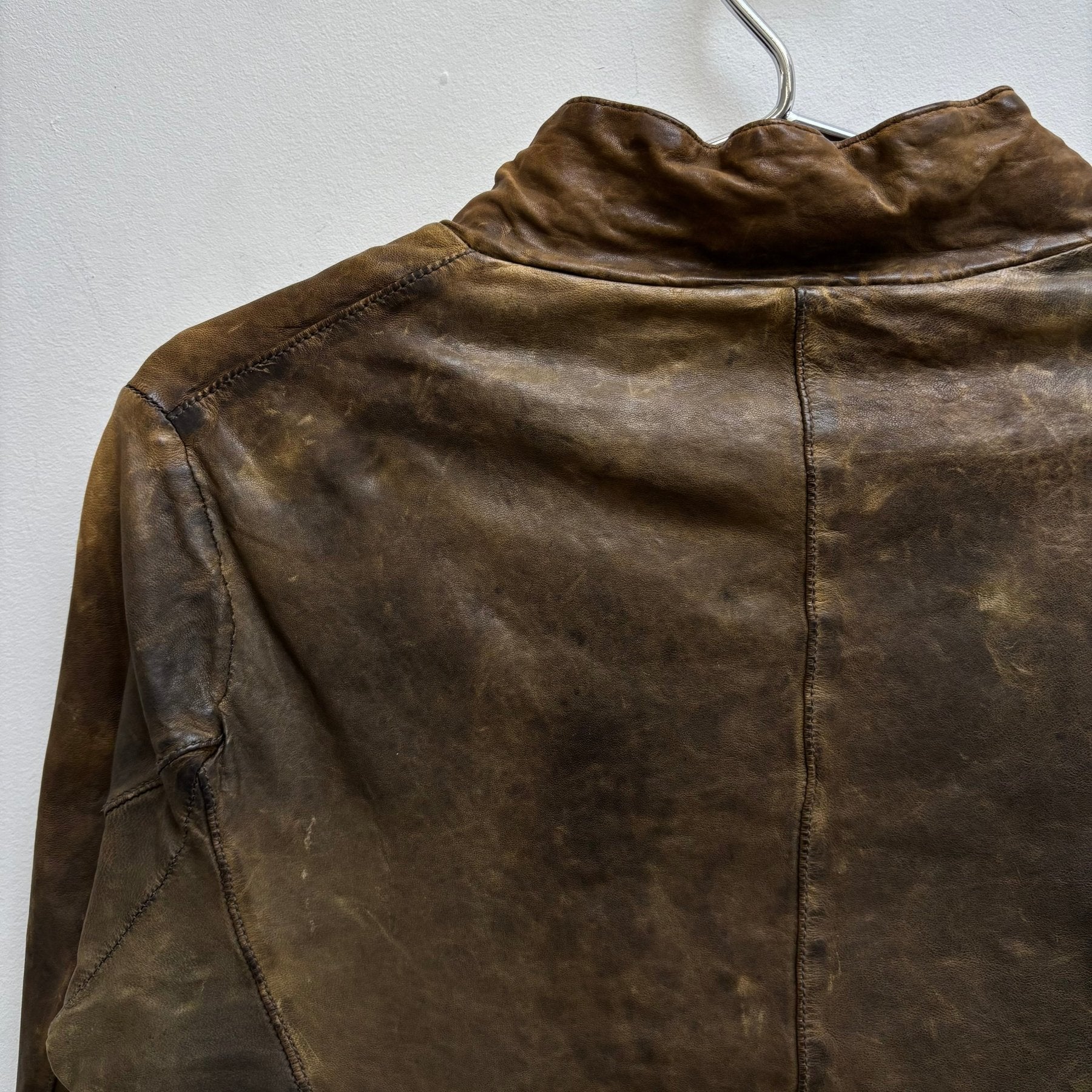 Giorgio Brato Leather Blazer Jacket - Image 7