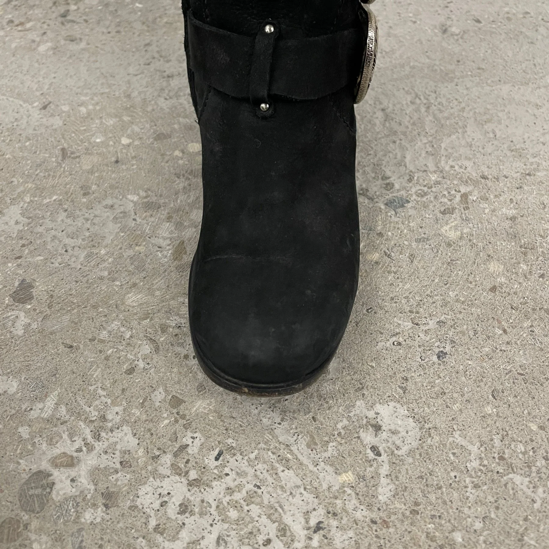 Giuseppe Zanotti X Balmain Suede Bluckle Boots - Image 6