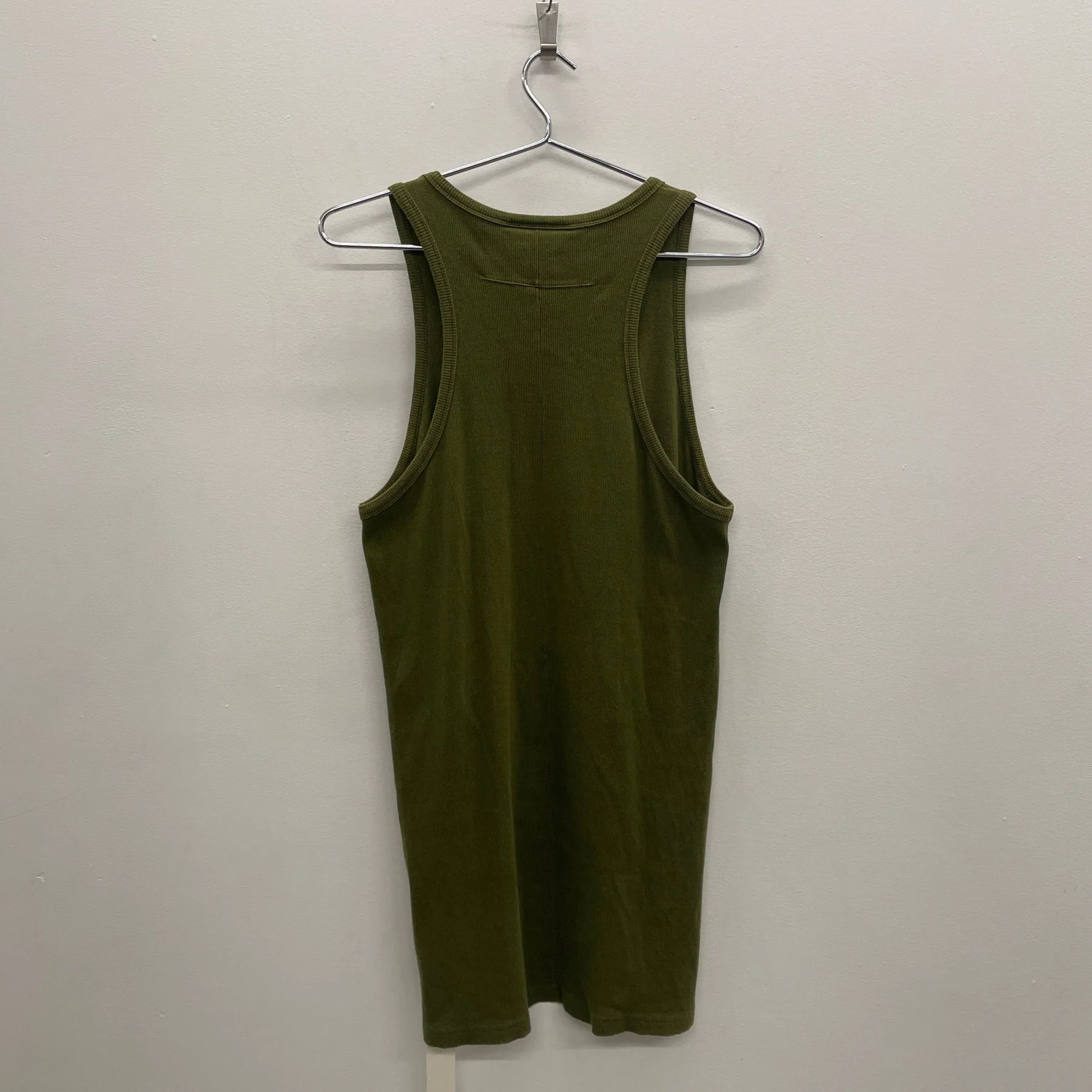 Givenchy by Ricardo Tisci Green Ribbed Tank Top - Image 2