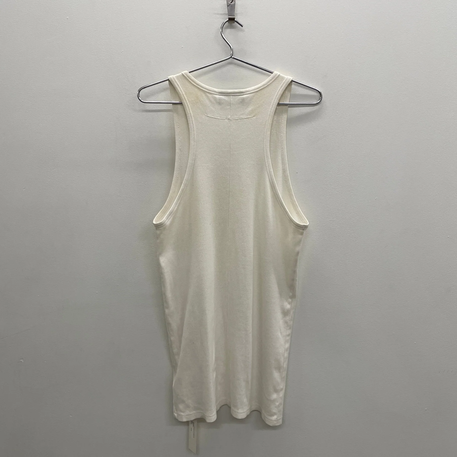 Givenchy by Ricardo Tisci White Ribbed Tank Top - Image 2