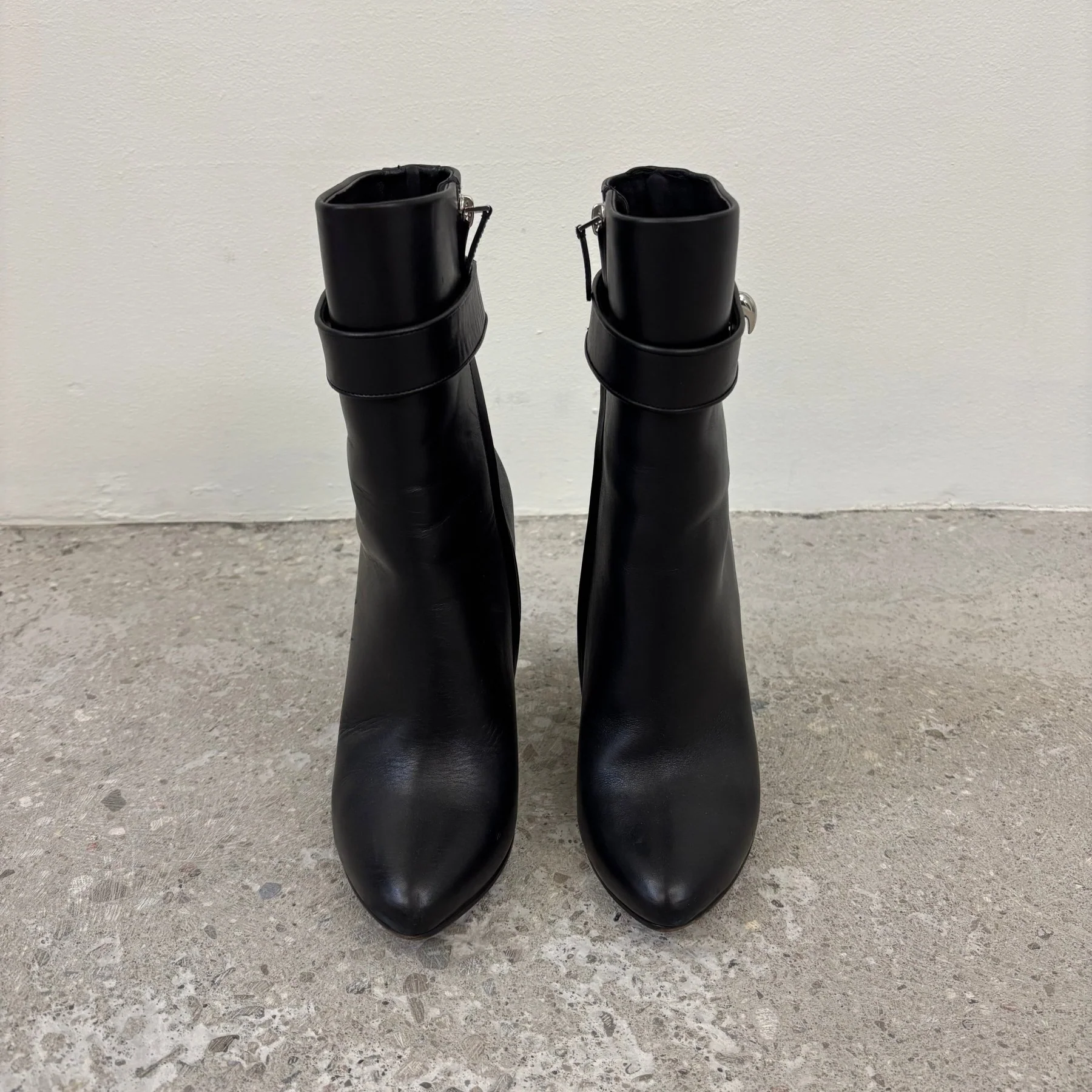 Givenchy Shark Lock Wedge Heel Boots - Image 3