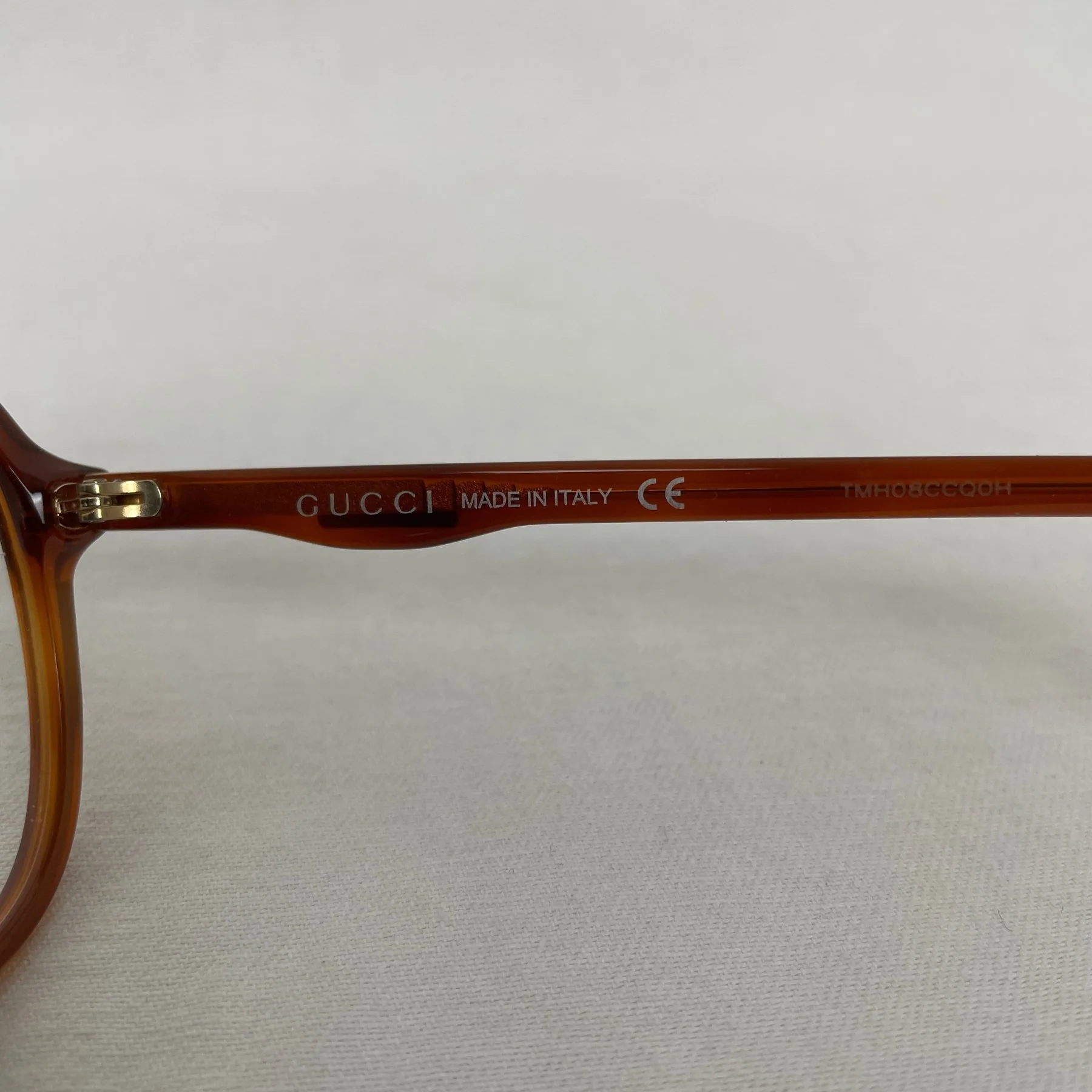 Gucci Aviator Glasses Orange Tortoise - Image 5