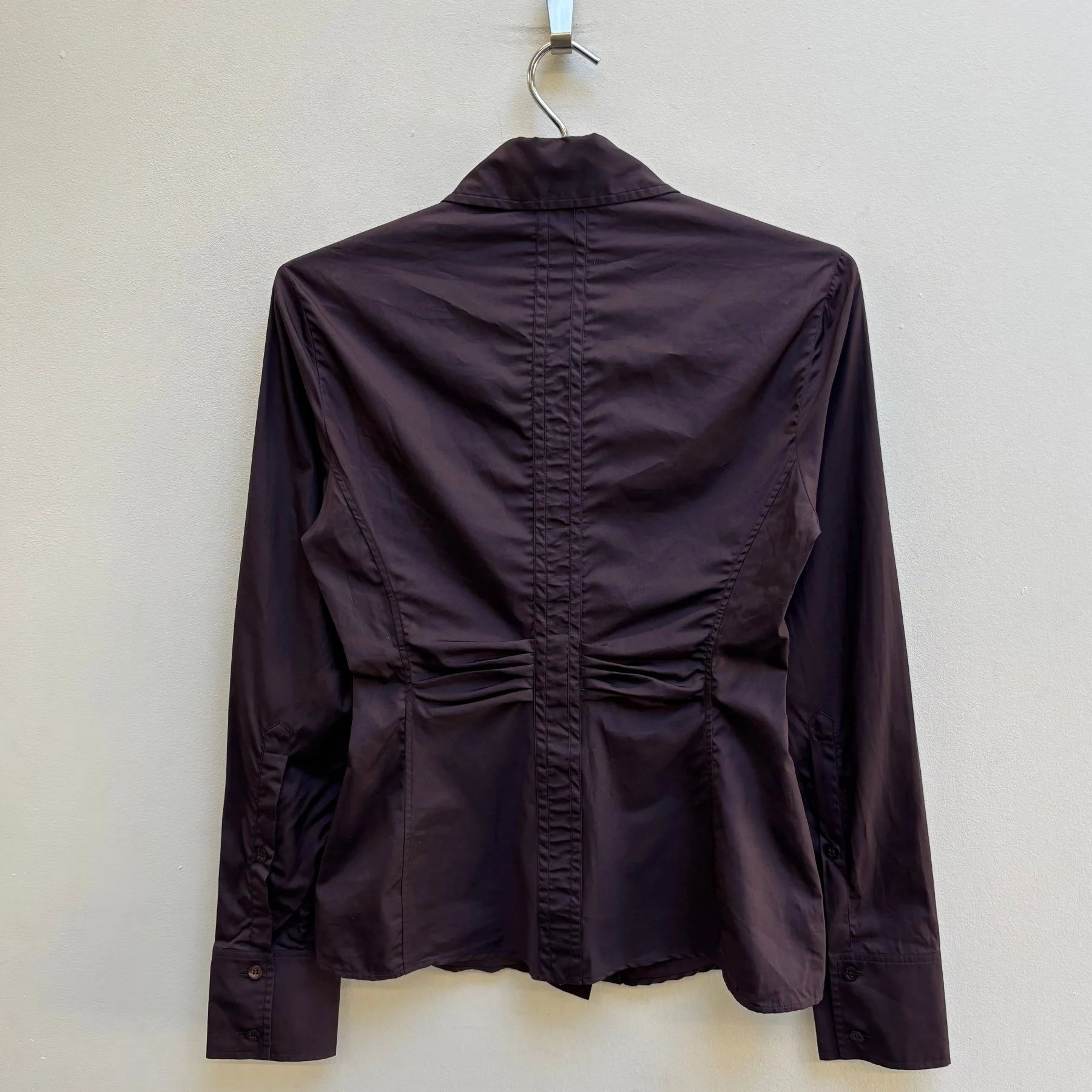 Gucci By Tom Ford Cinched Button Up Blouse - Image 2