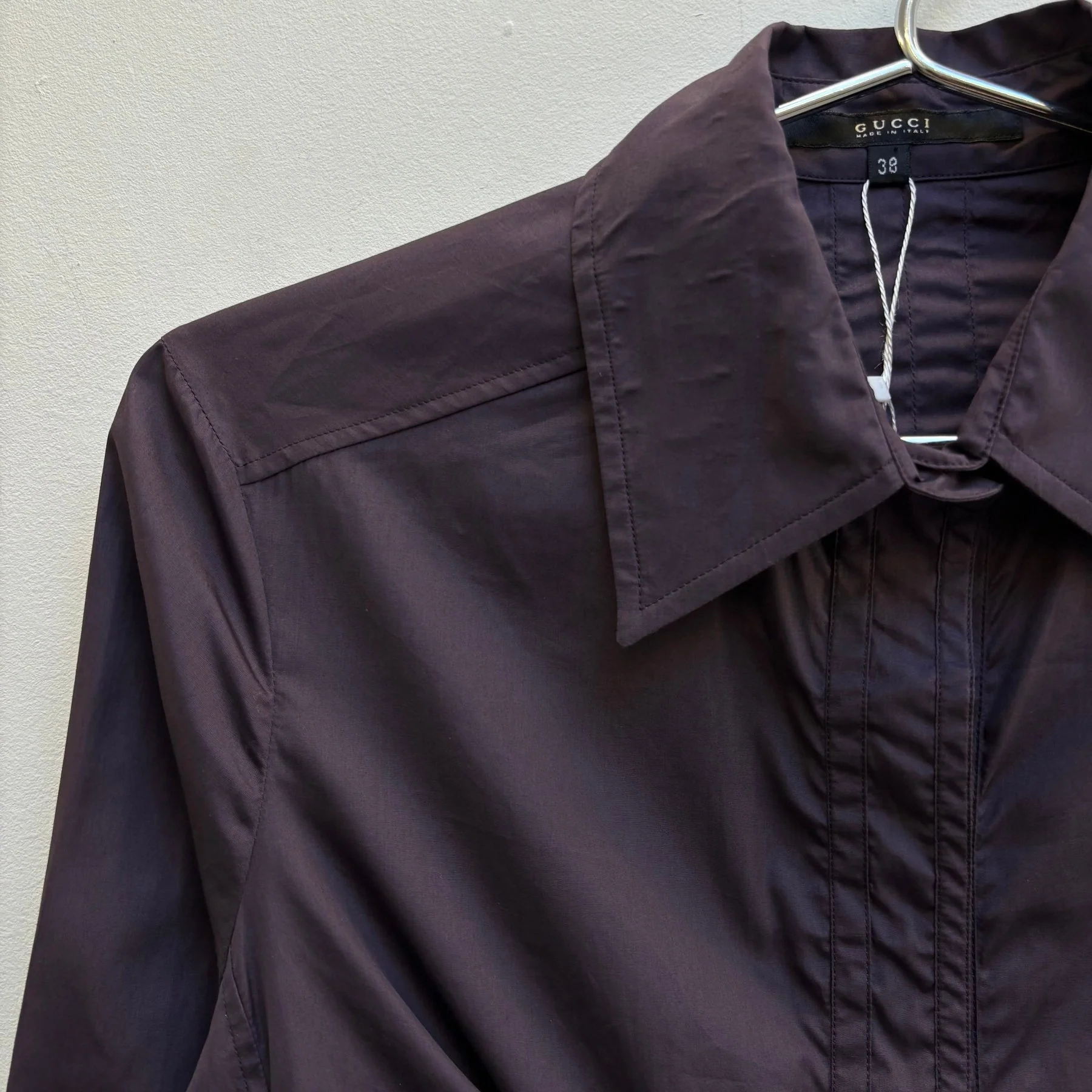 Gucci By Tom Ford Cinched Button Up Blouse - Image 3