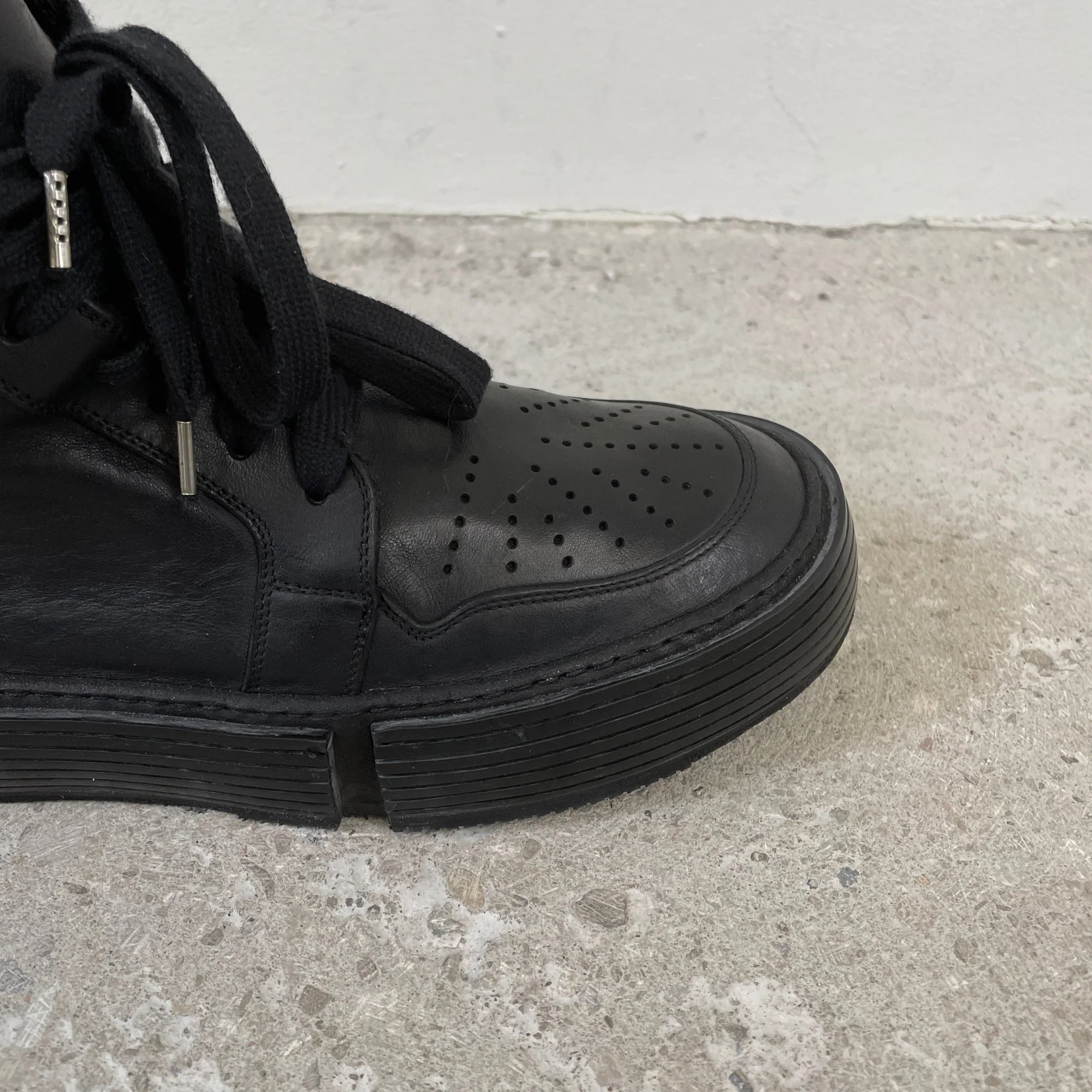 Guidi Black Basket High Top Shoes - Image 5