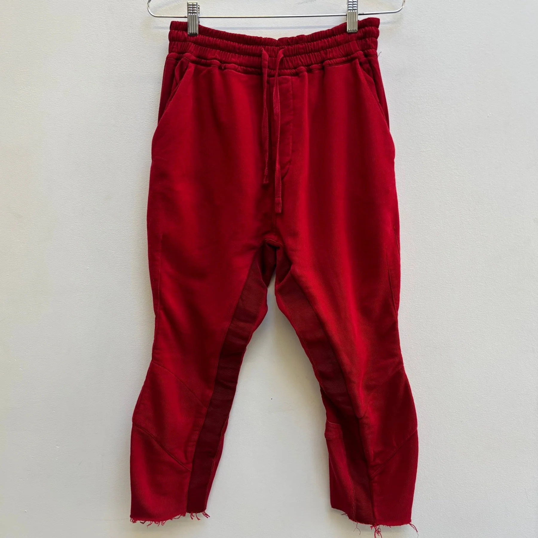 Haider Ackermann Cropped Panelled Sweatpants