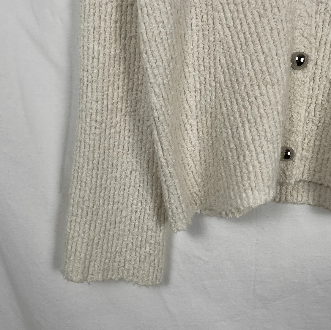 Helmut Lang Cream Cardigan - Image 2