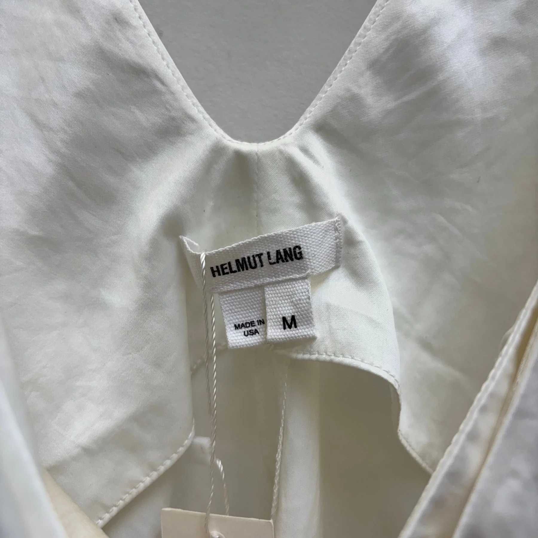 Helmut Lang Cross Front Asymmetric Drape Top - Image 10