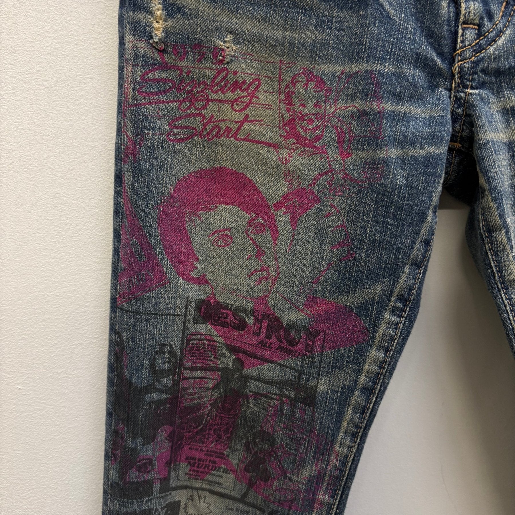 Hysteric Glamour Destroy All Monsters Jeans - Image 5