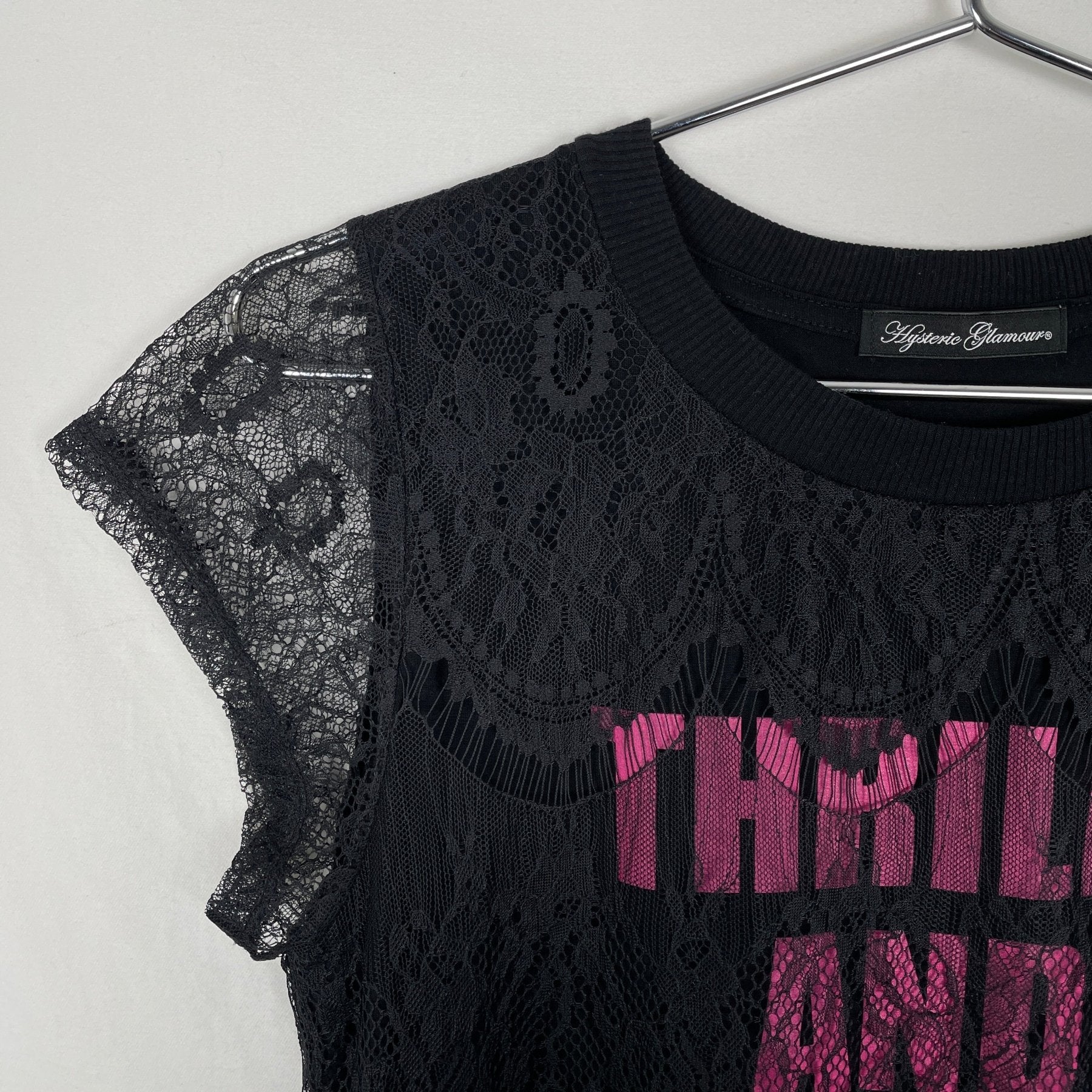 Hysteric Glamour Lace Layer T-Shirt - Image 5